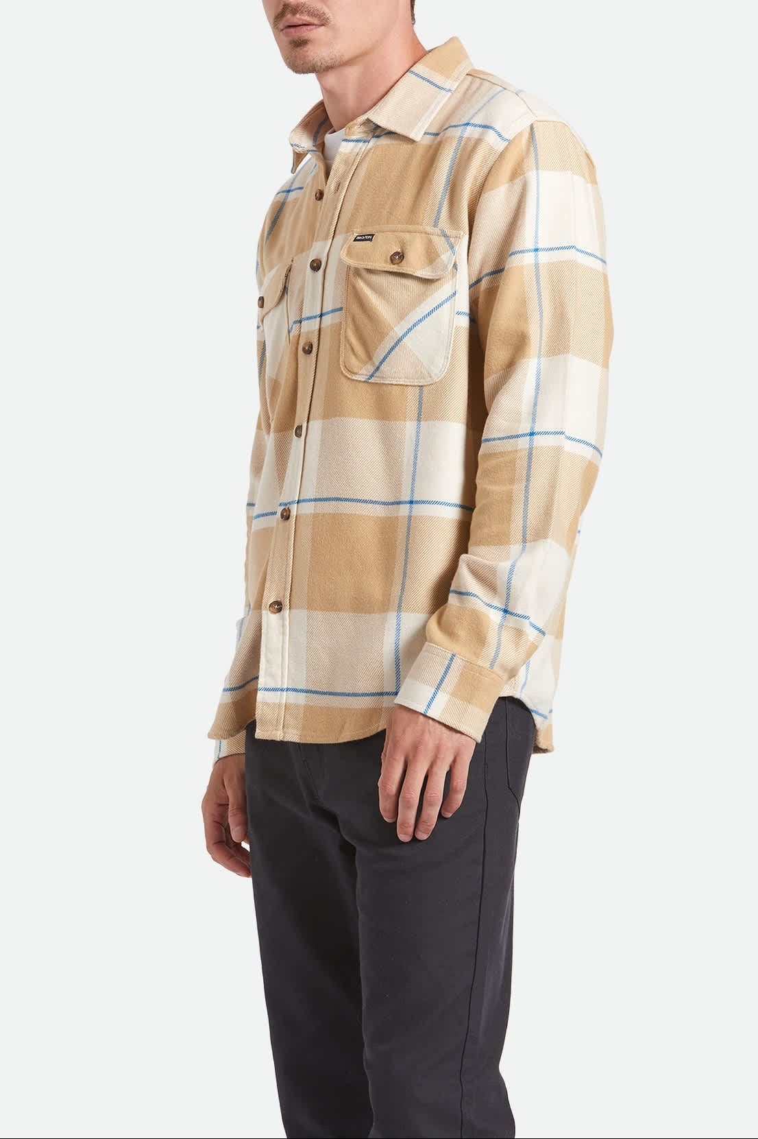 Bowery Flannel - Whitecap/Sand/Cyber Blue