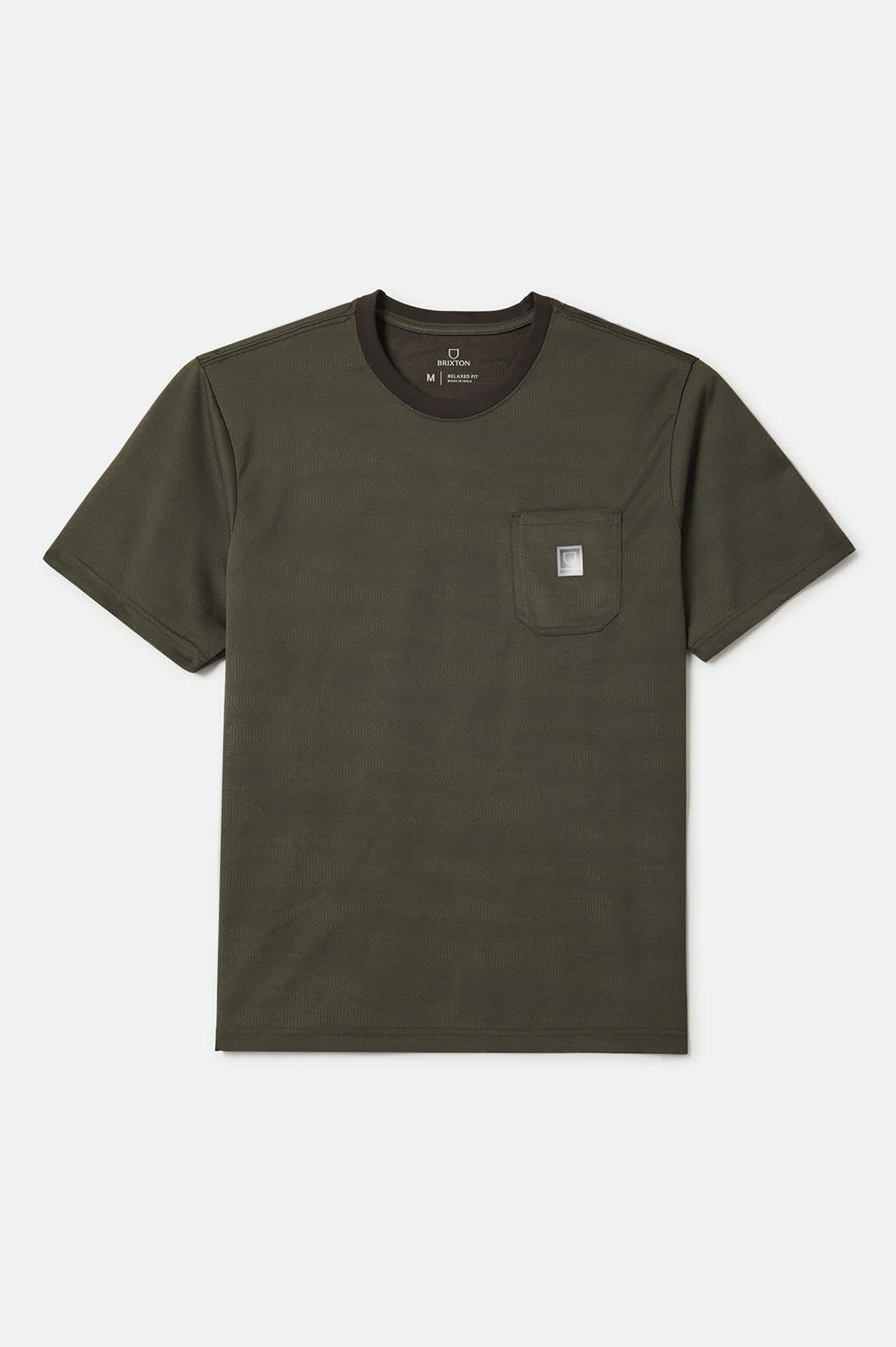 Journey Short Sleeve Pocket T-Shirt - Olive Tiger Camo