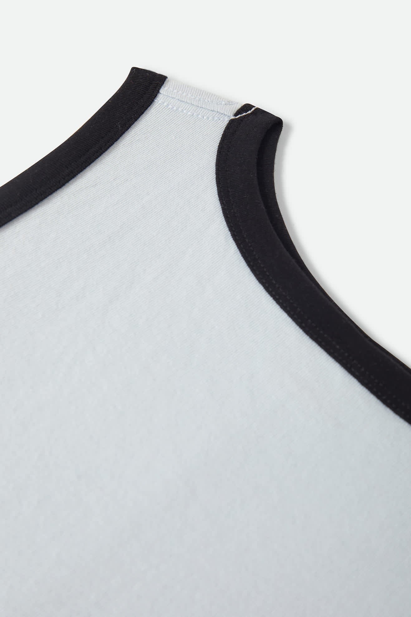 Carefree Organic Garment Dye Cropped Tank - Blue Aura