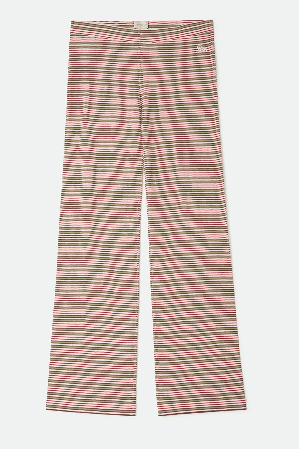Siesta Stripe Knit Pant - Green Multi Stripe