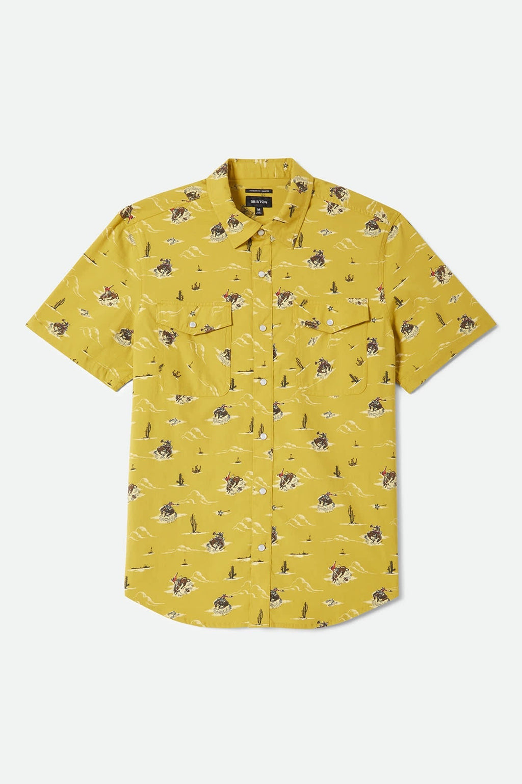Lone Star X Brixton Short Sleeve Shirt - Texas Gold