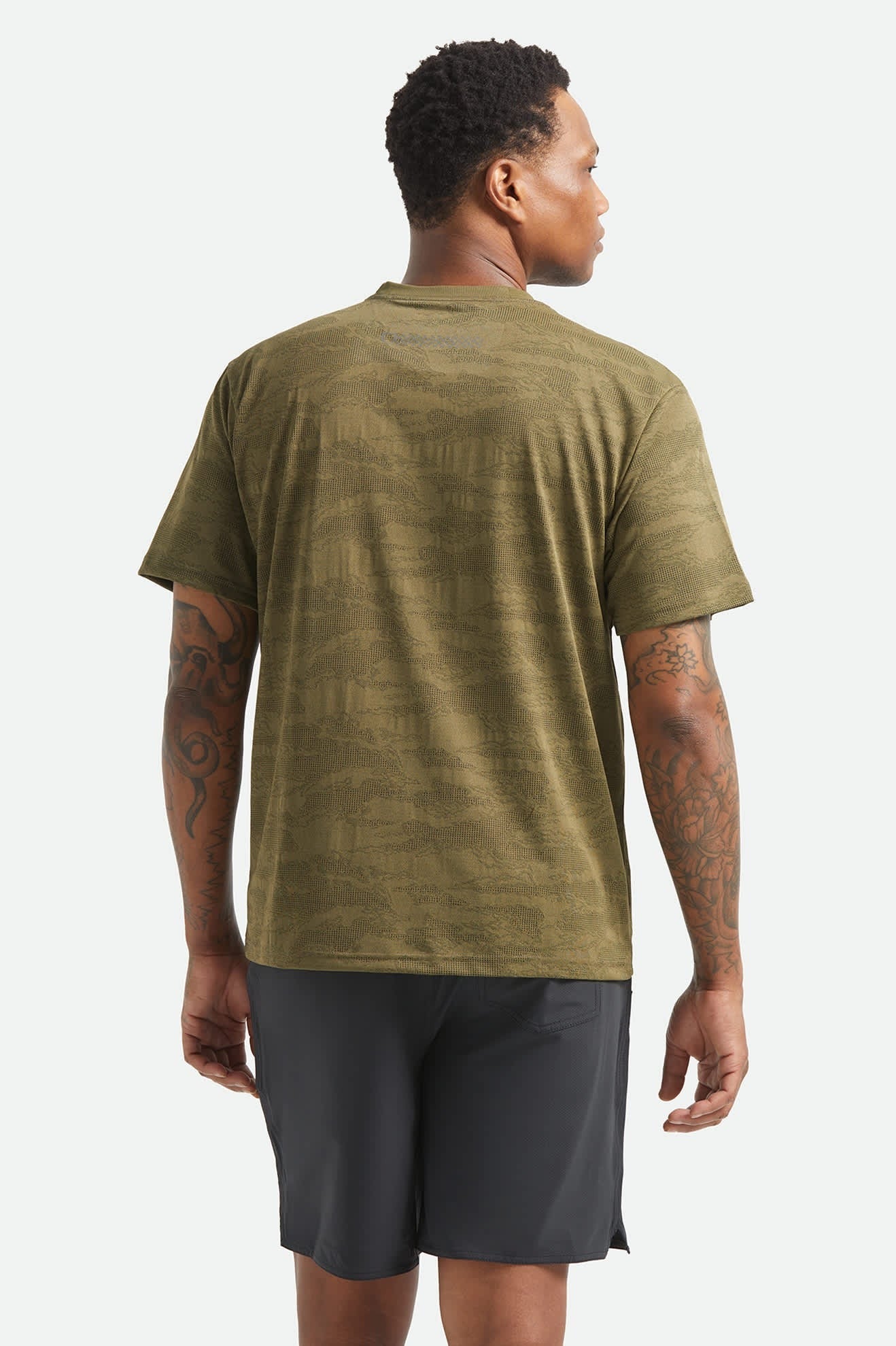 Journey Short Sleeve Pocket T-Shirt - Olive Tiger Camo