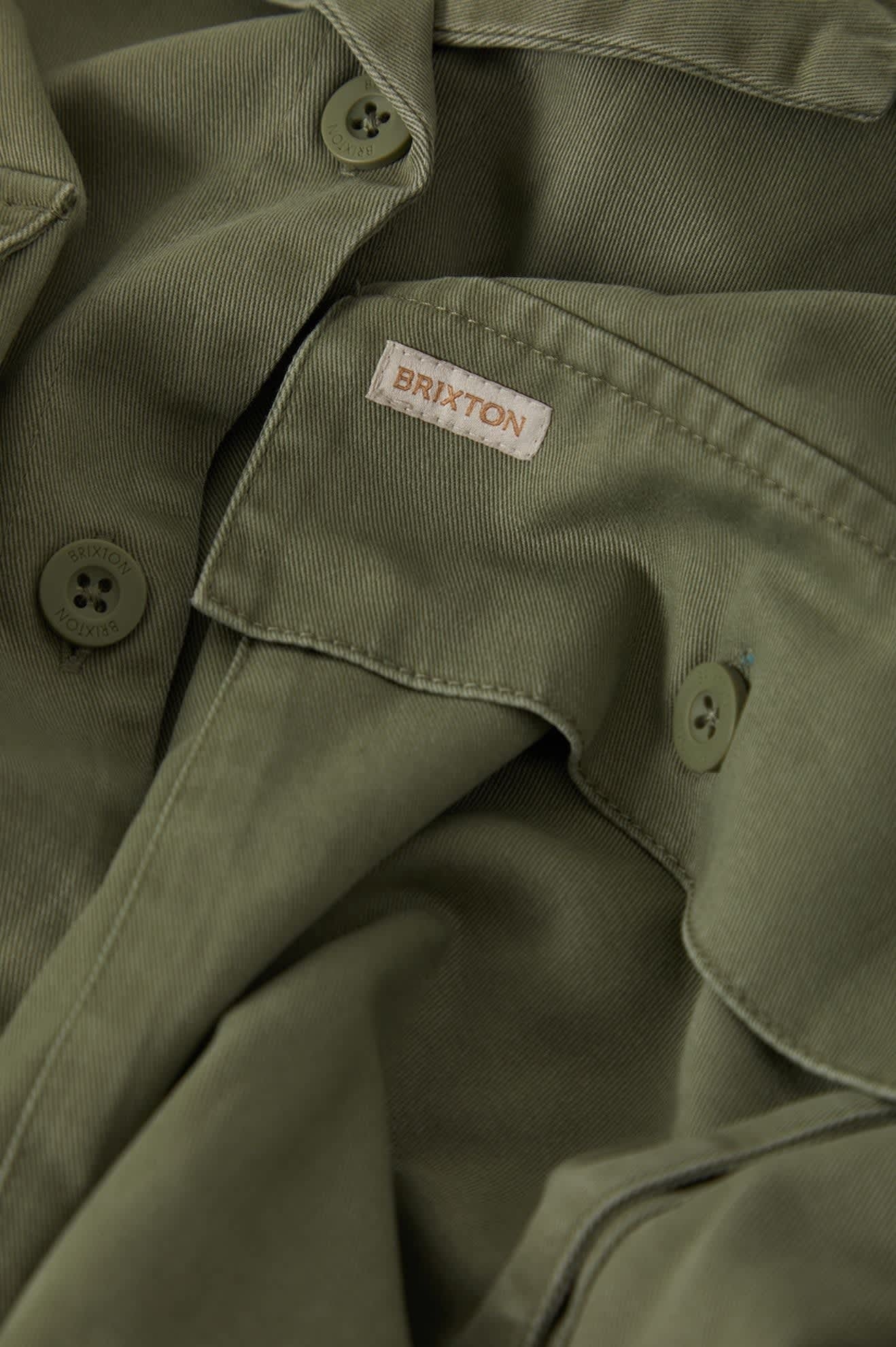 Utopia Overshirt - Washed Olive Surplus