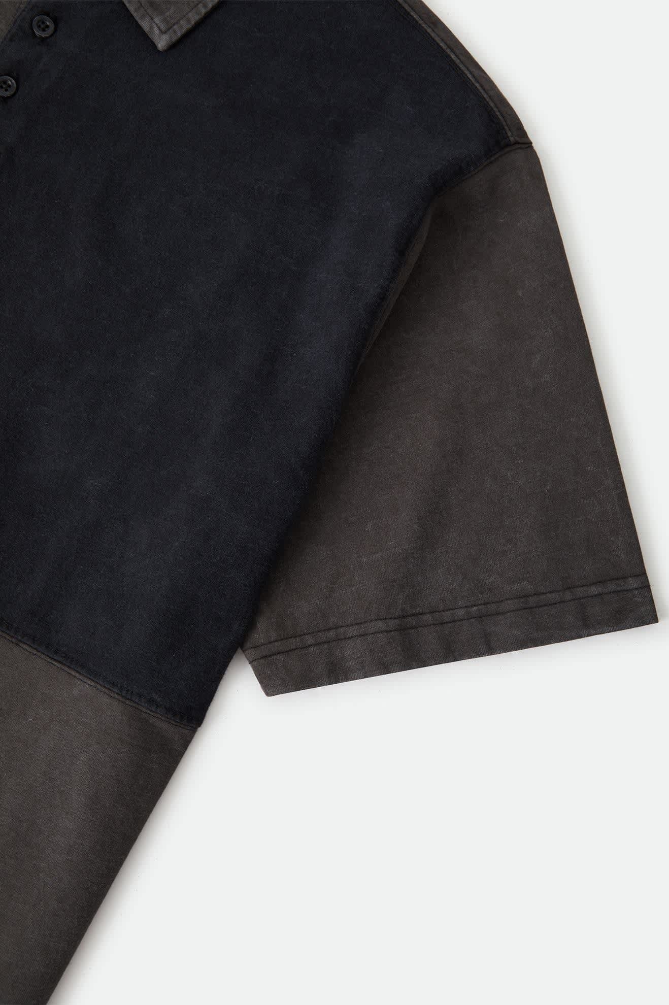Deco Relaxed Polo T-Shirt - Washed Black