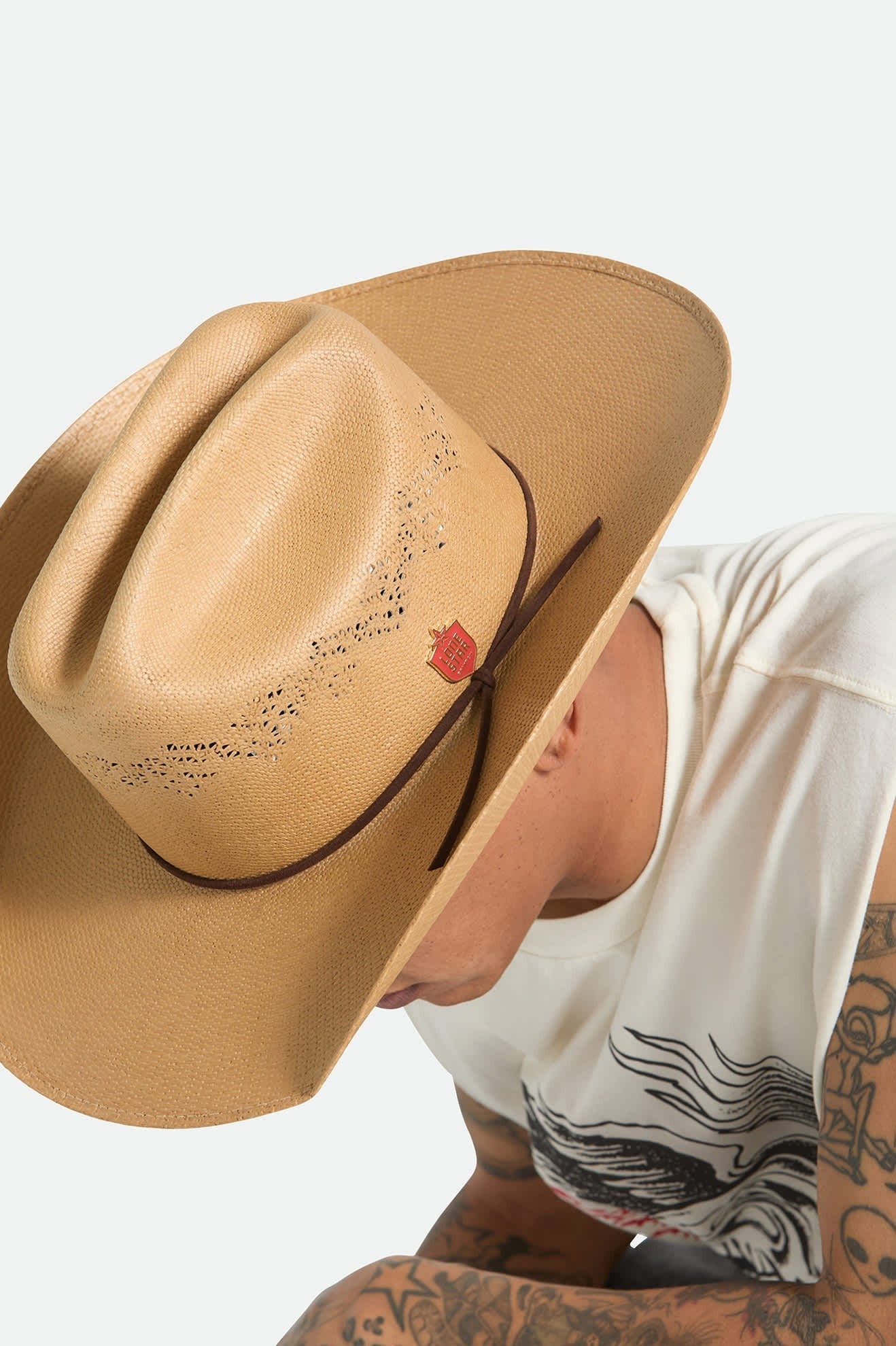 Lone Star Straw Cowboy Hat - Texas Gold