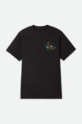 Opal Short Sleeve Standard T-Shirt - Black Worn Wash