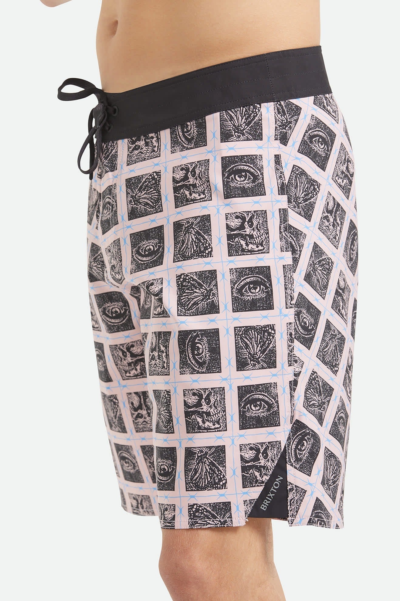 Blitz Boardshort 19" - Silver Pink/Black