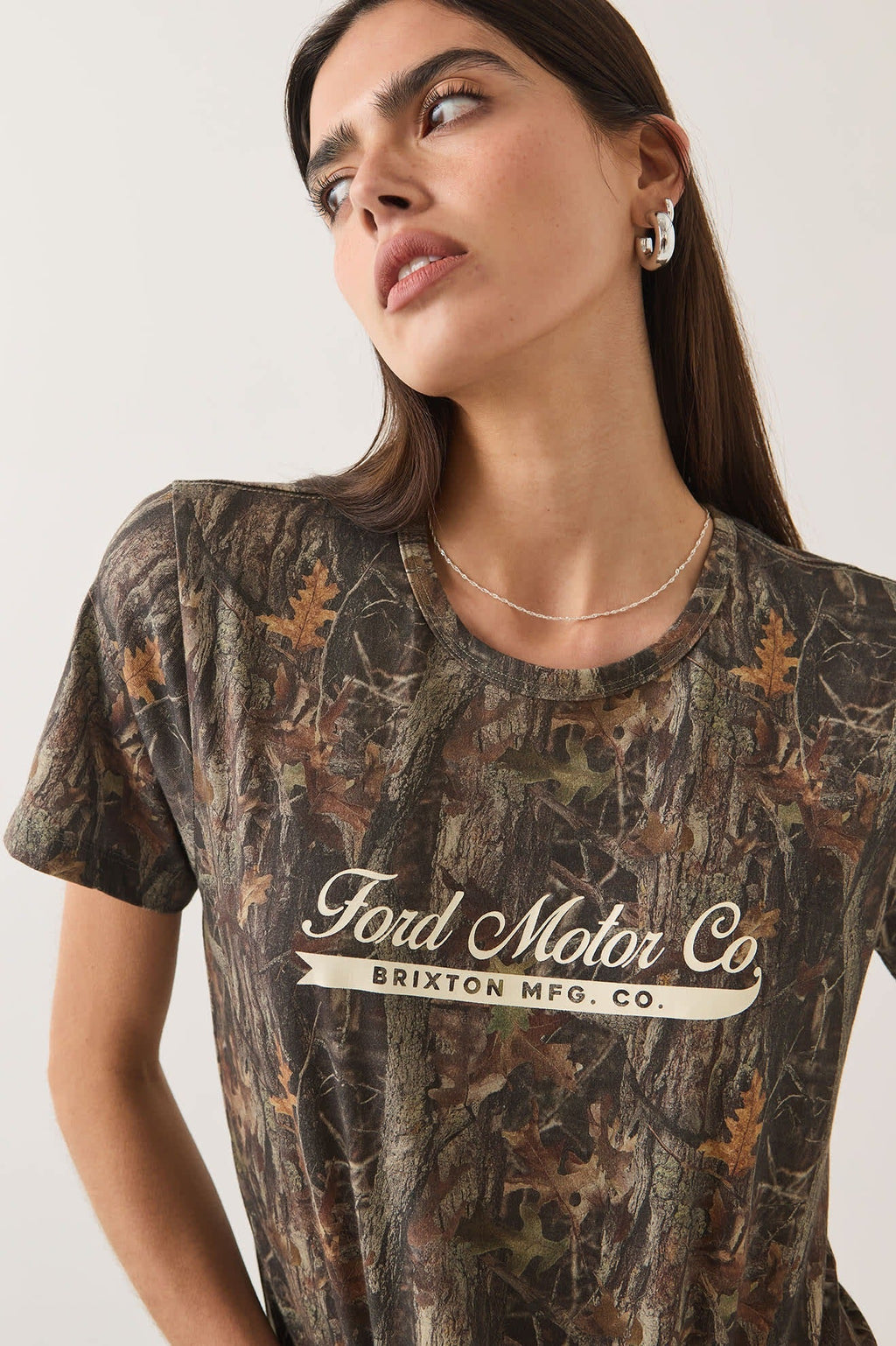 Ford x Brixton T-Shirt - Boxwood Green