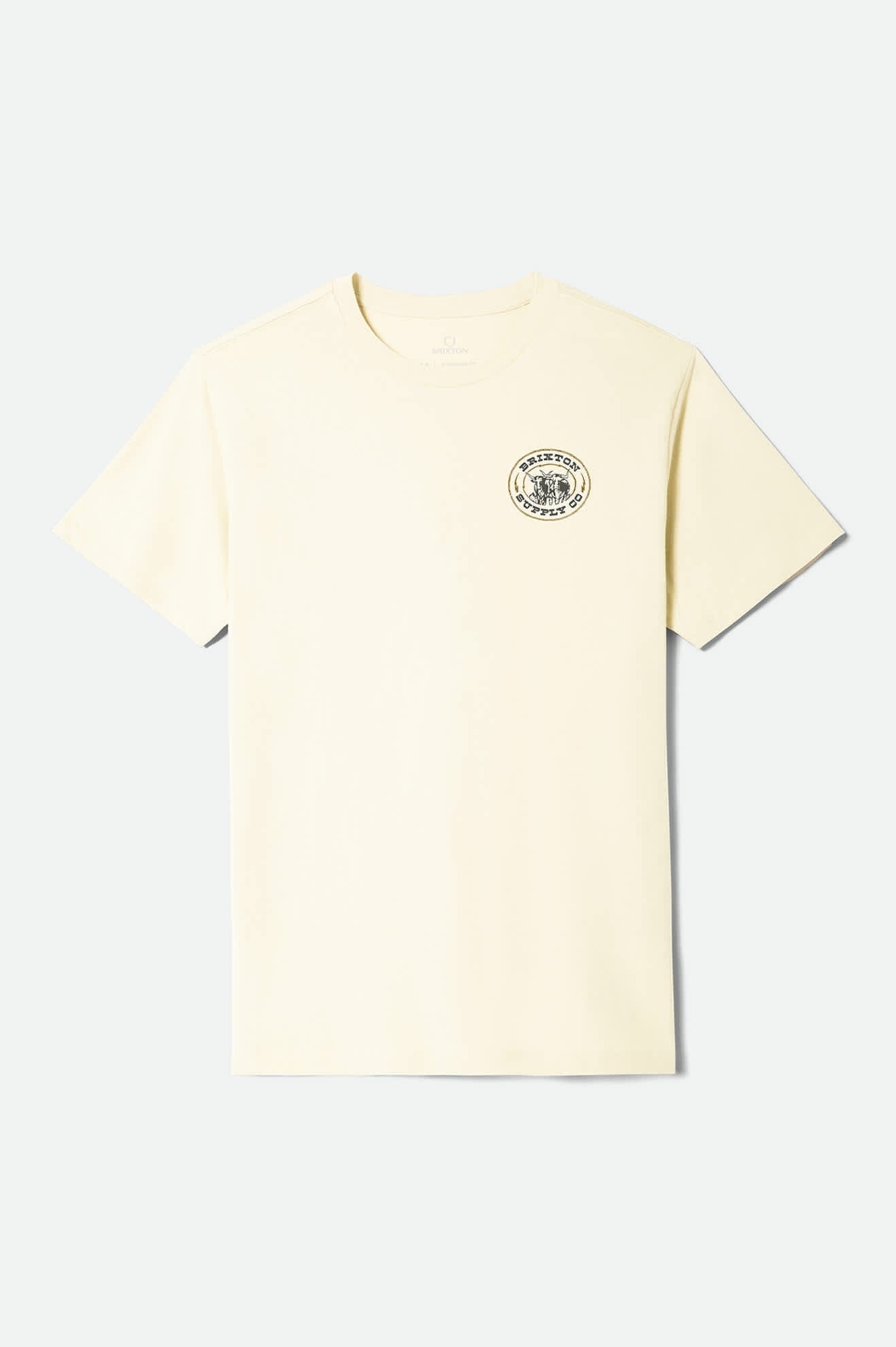 Steele Short Sleeve Standard T-Shirt - Cream