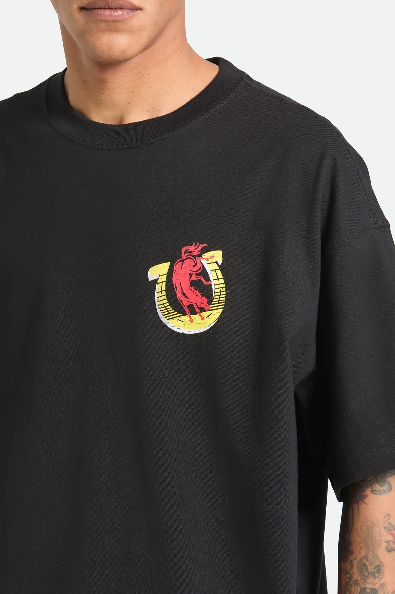Colt 45 Everytime Short Sleeve Oversized T-Shirt - Black