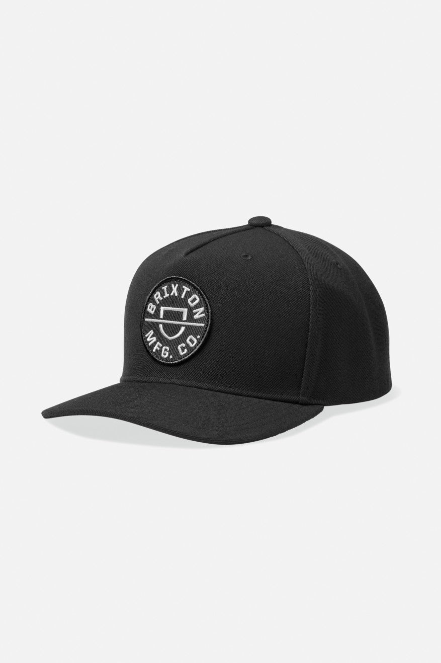 Crest Snapback - Black