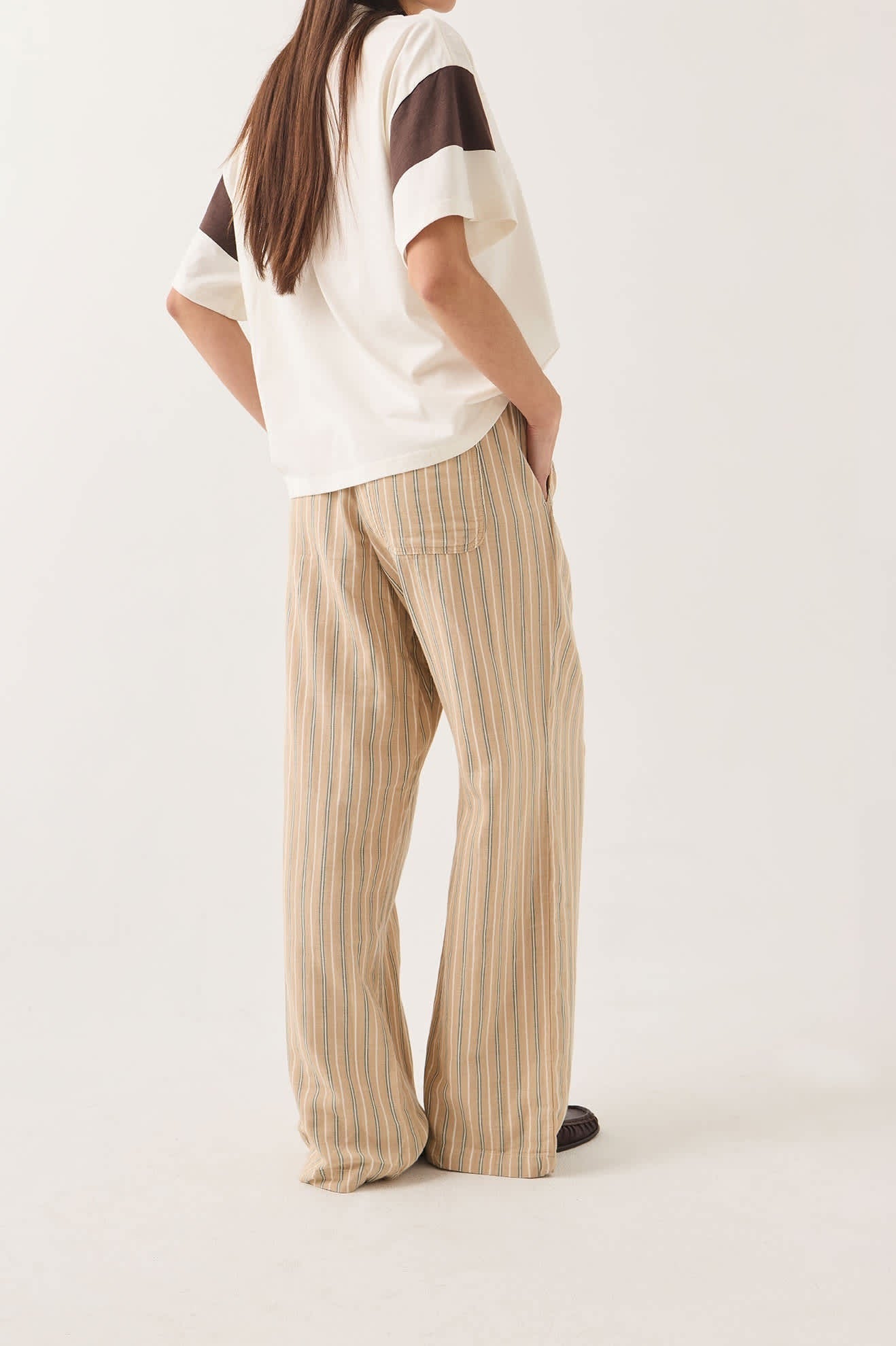 Lounge Pant - Sand Stripe