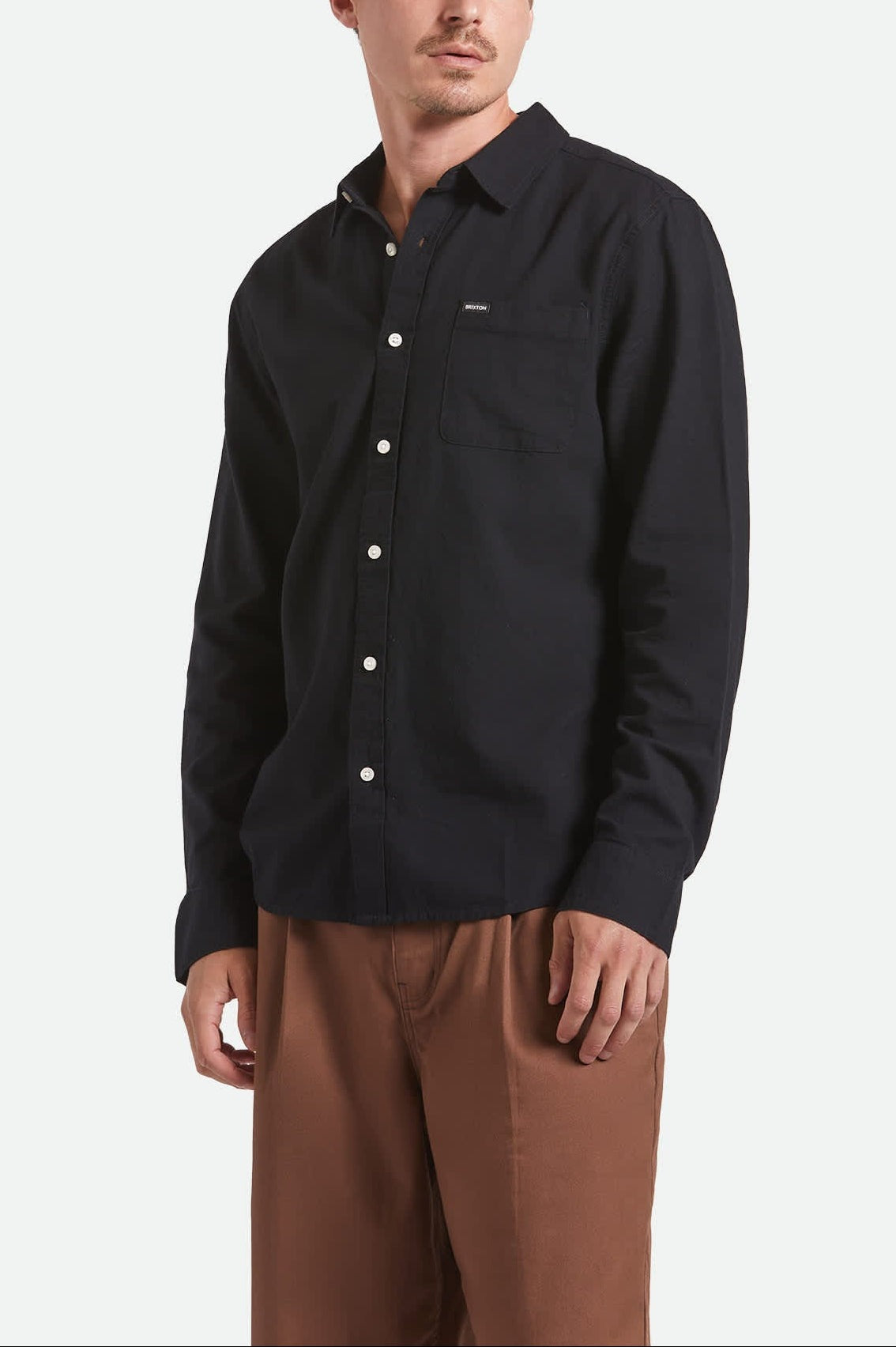 Charter Long Sleeve Shirt - Black