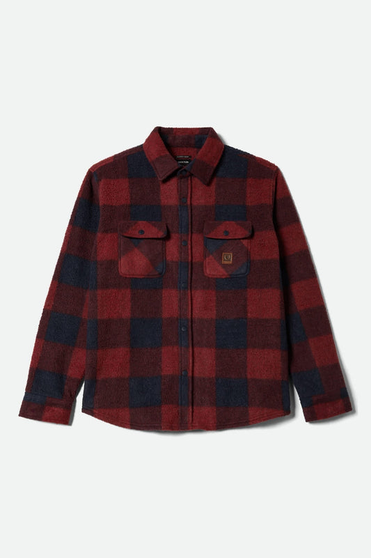 Bowery Arctic Stretch Fleece - Adrenaline Rush/Mood Indigo Plaid
