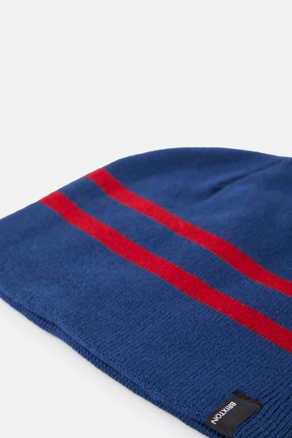 Skully Beanie - Navy/Red Stripe