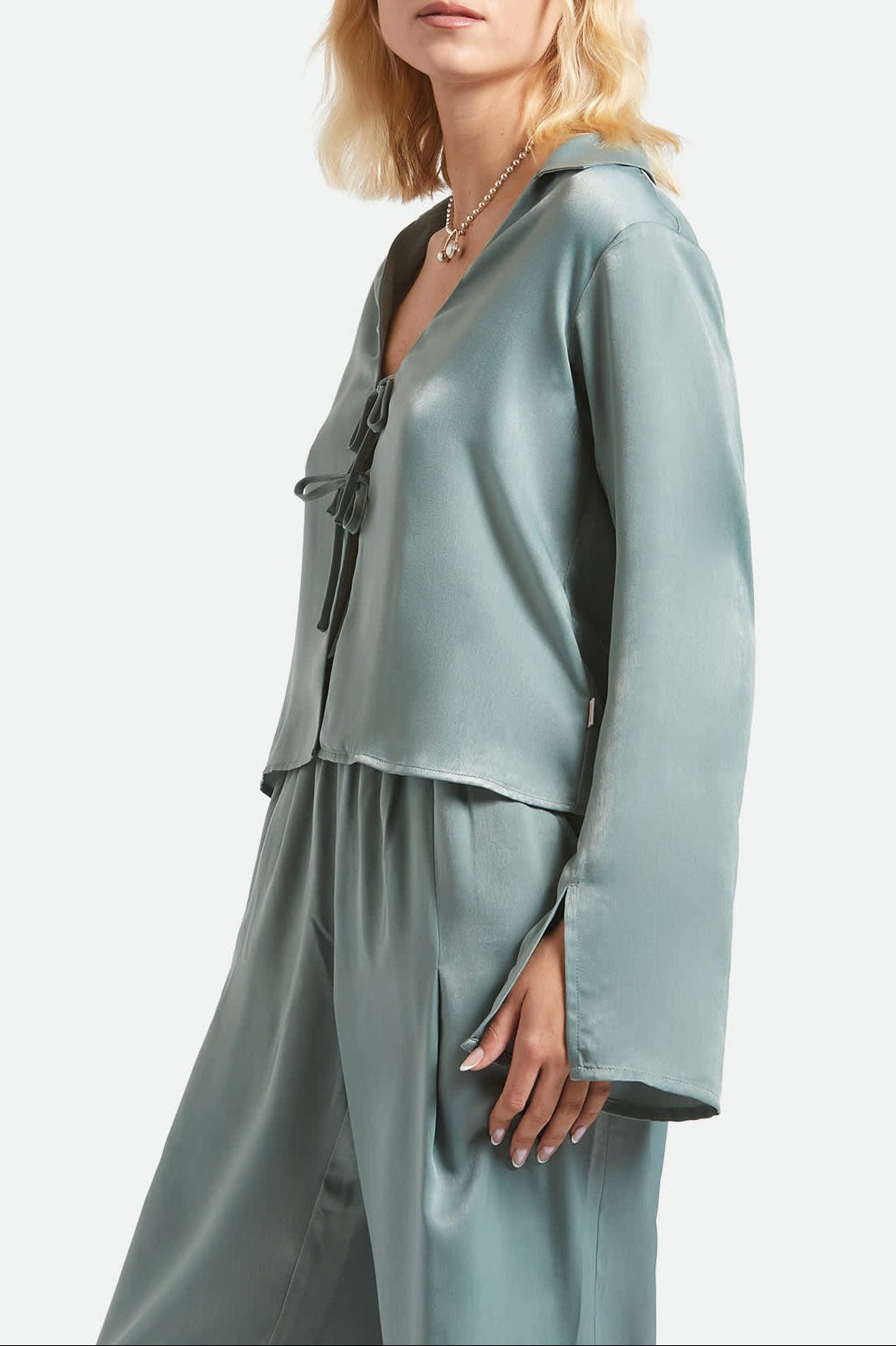 Soho Silky Top - Blue Green Shine