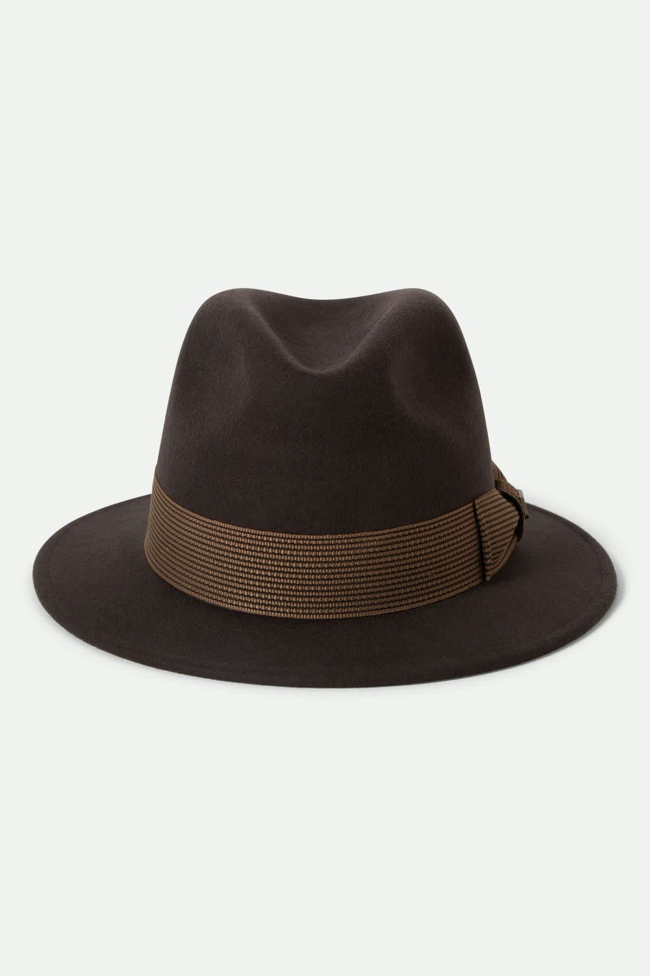 Roma Fedora - Chocolate/Bronze