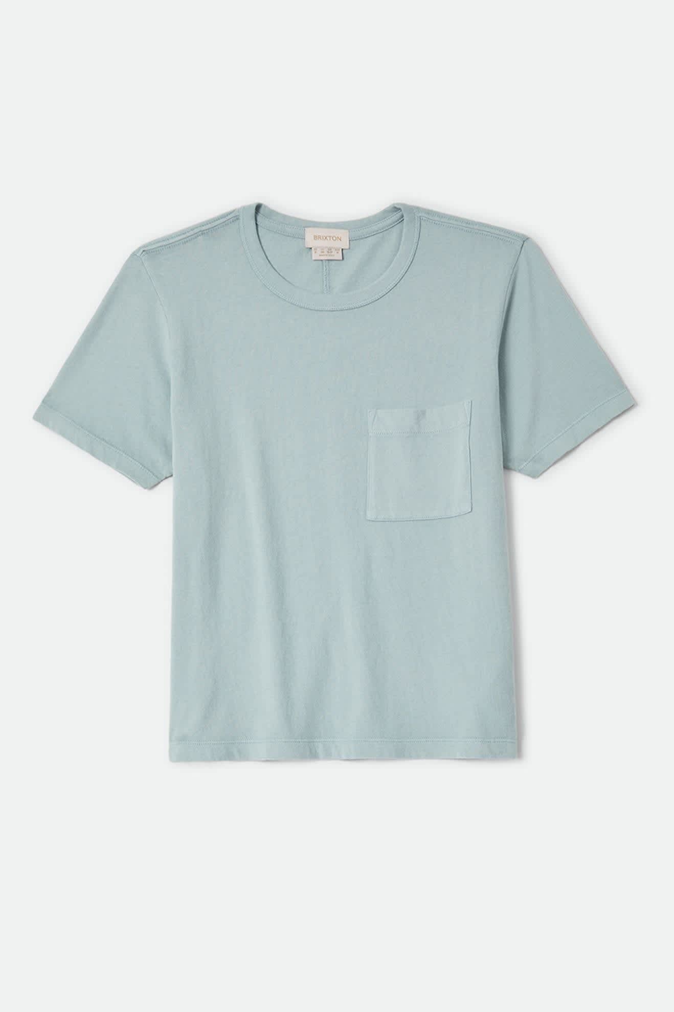 Carefree Organic Garment Dye Perfect T-Shirt - Sea Grass