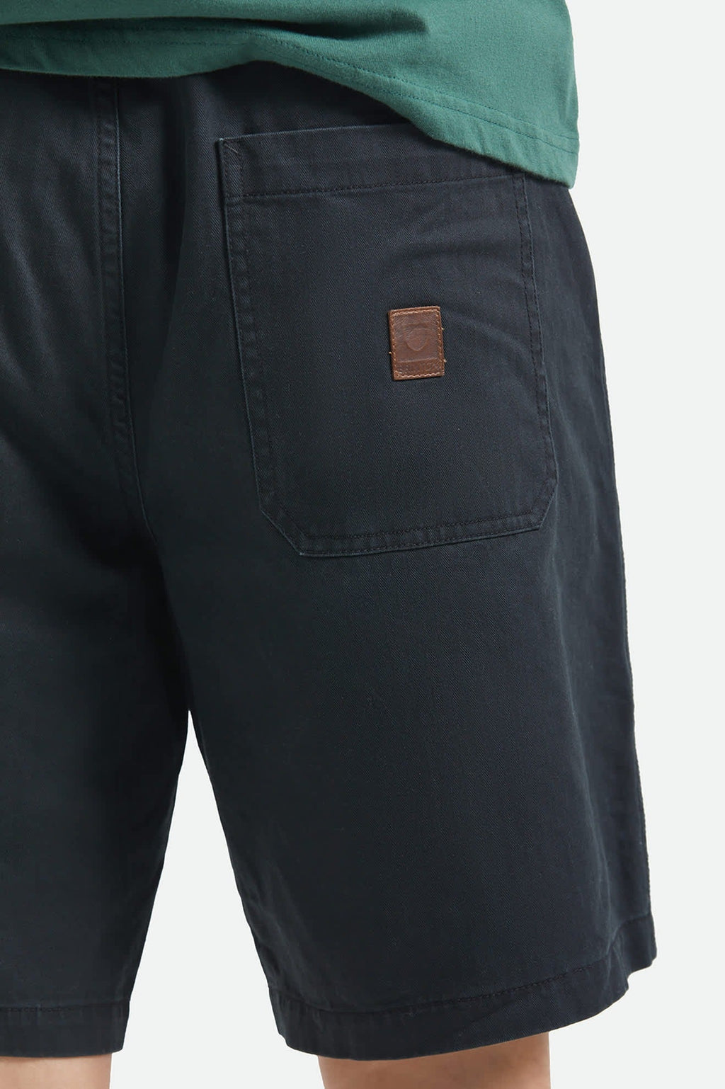Surplus Vintage Wash Herringbone Short - Washed Black