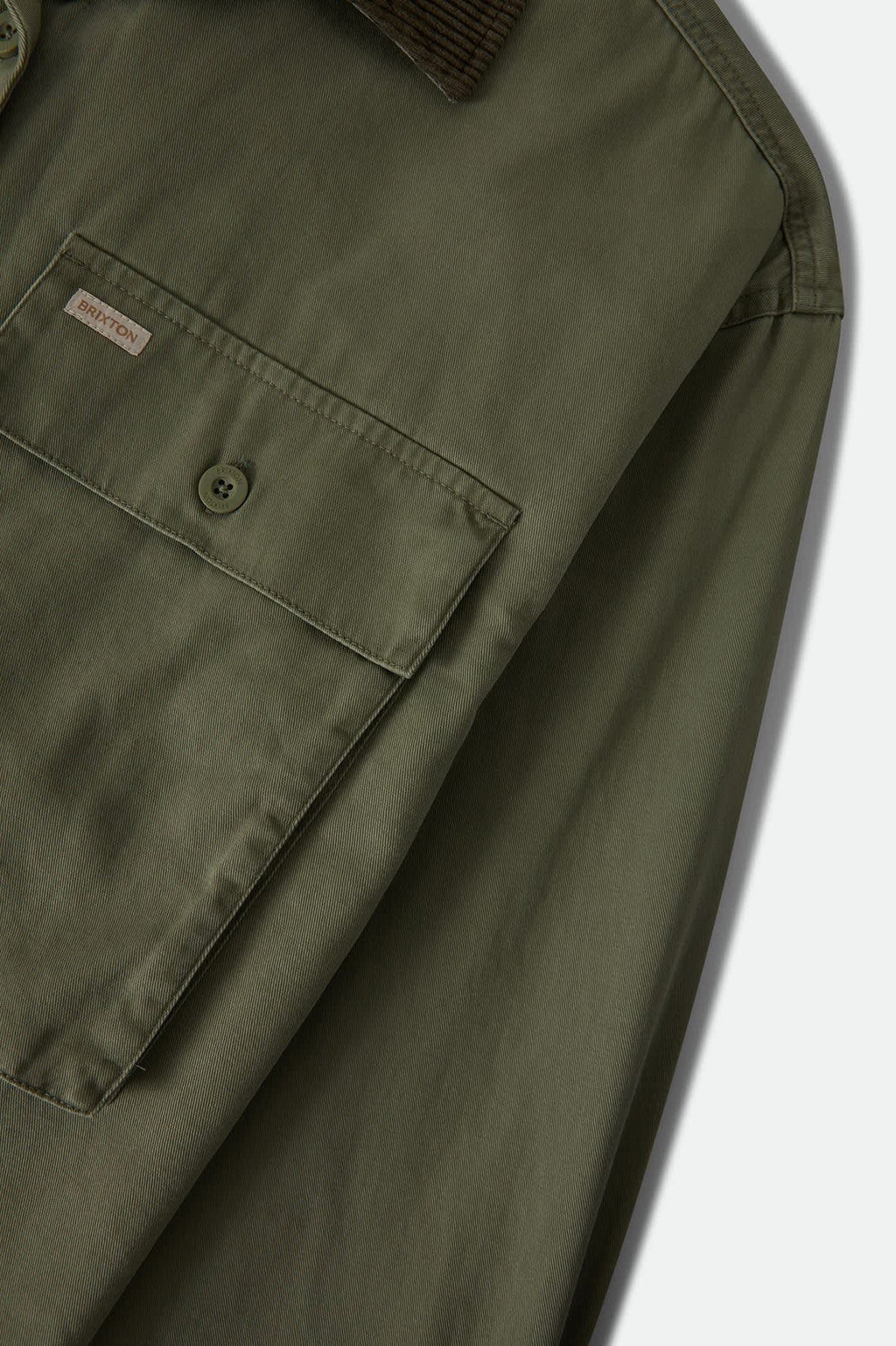 Utopia Overshirt - Washed Olive Surplus