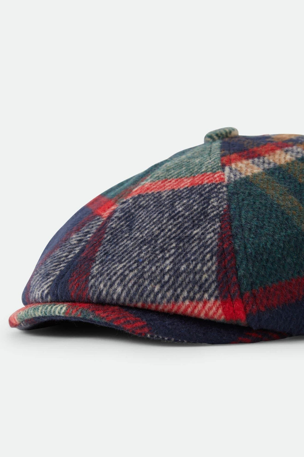 Brood Newsboy Cap - Navy/Green/Red/Cream