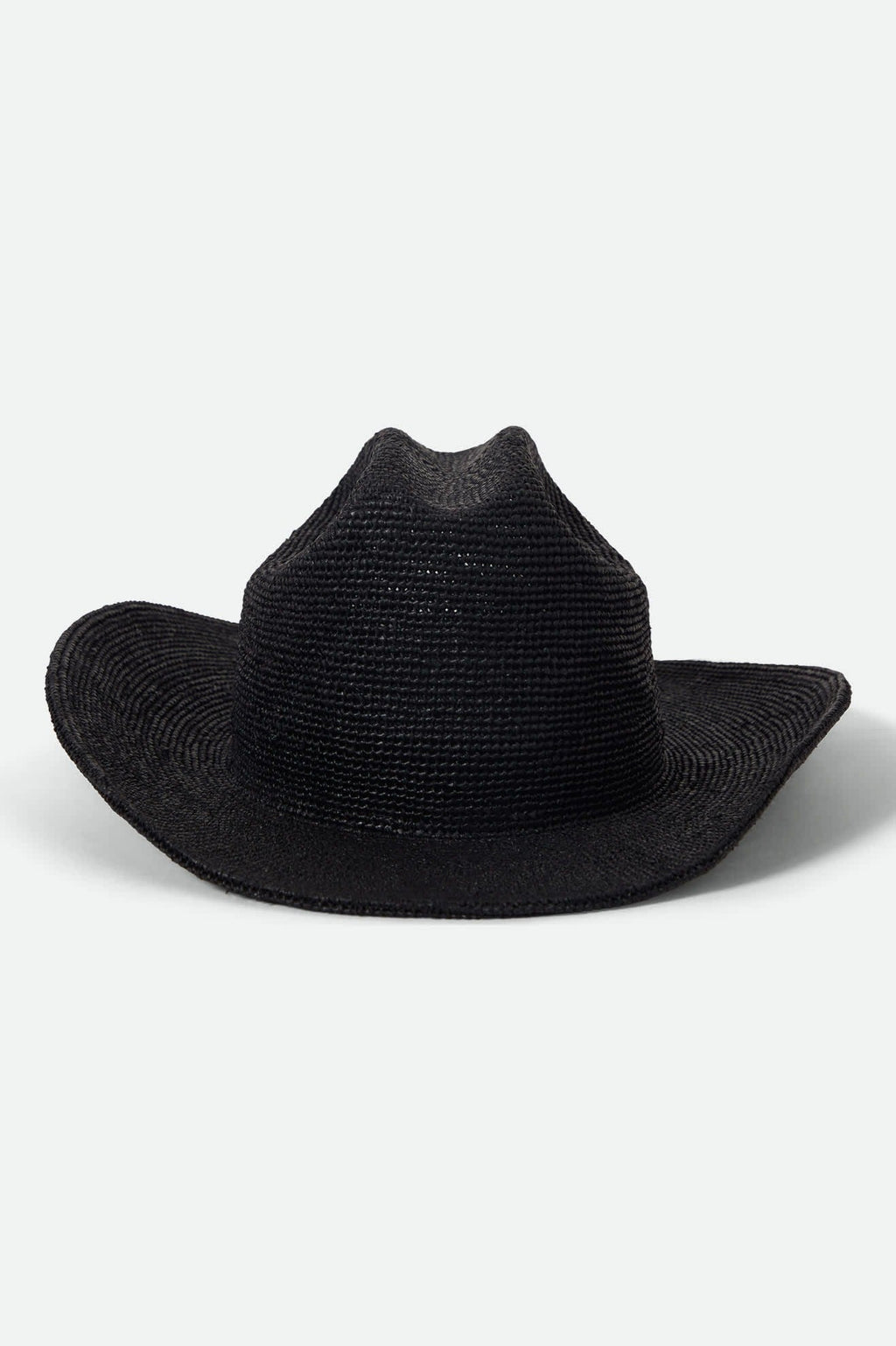 Odessa Straw Packable Cowboy Hat - Black