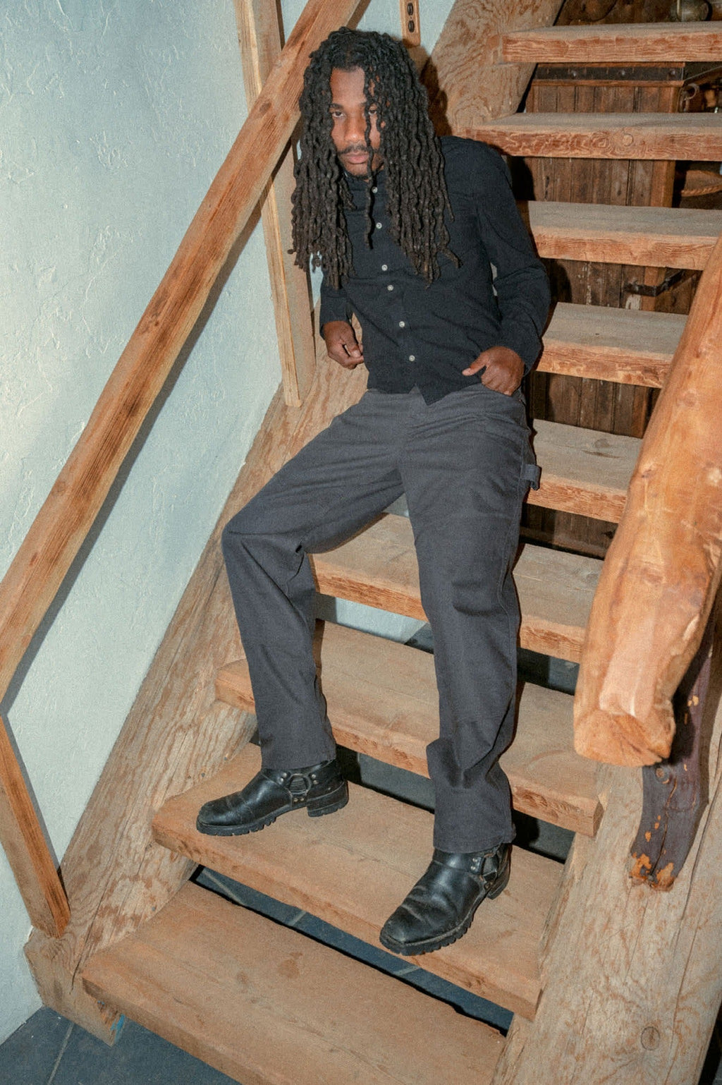 Builders Carpenter Stretch Pant - Washed Black