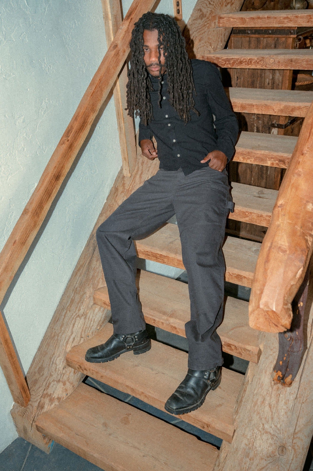 Builders Carpenter Stretch Pant - Washed Black