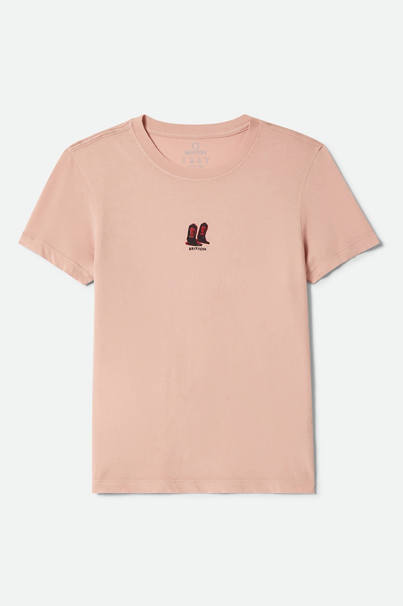 Two Boots Slim Crew T-Shirt - Silver Pink