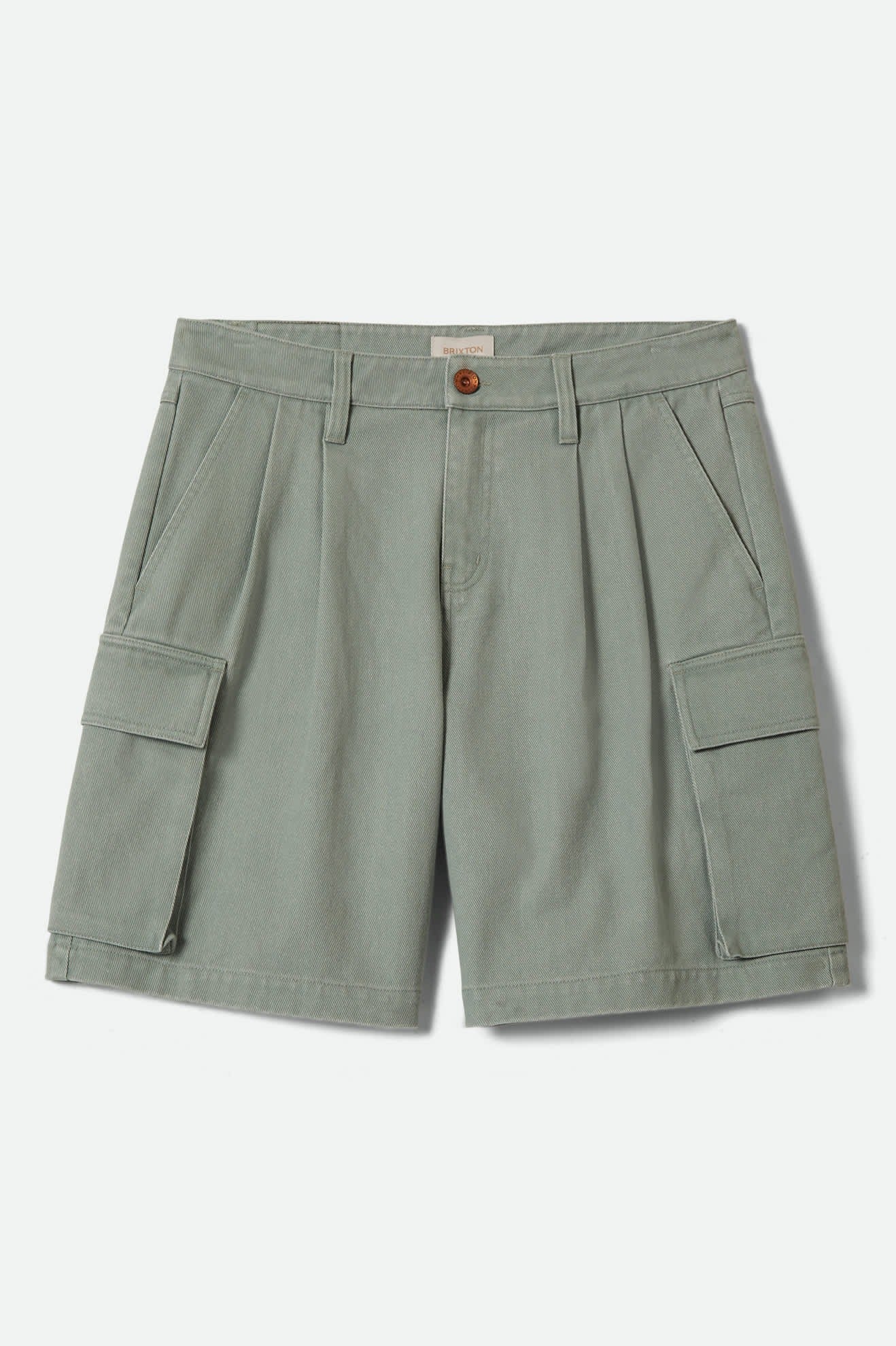 The Alba Baggy Carpenter Short - Washed Sage Green