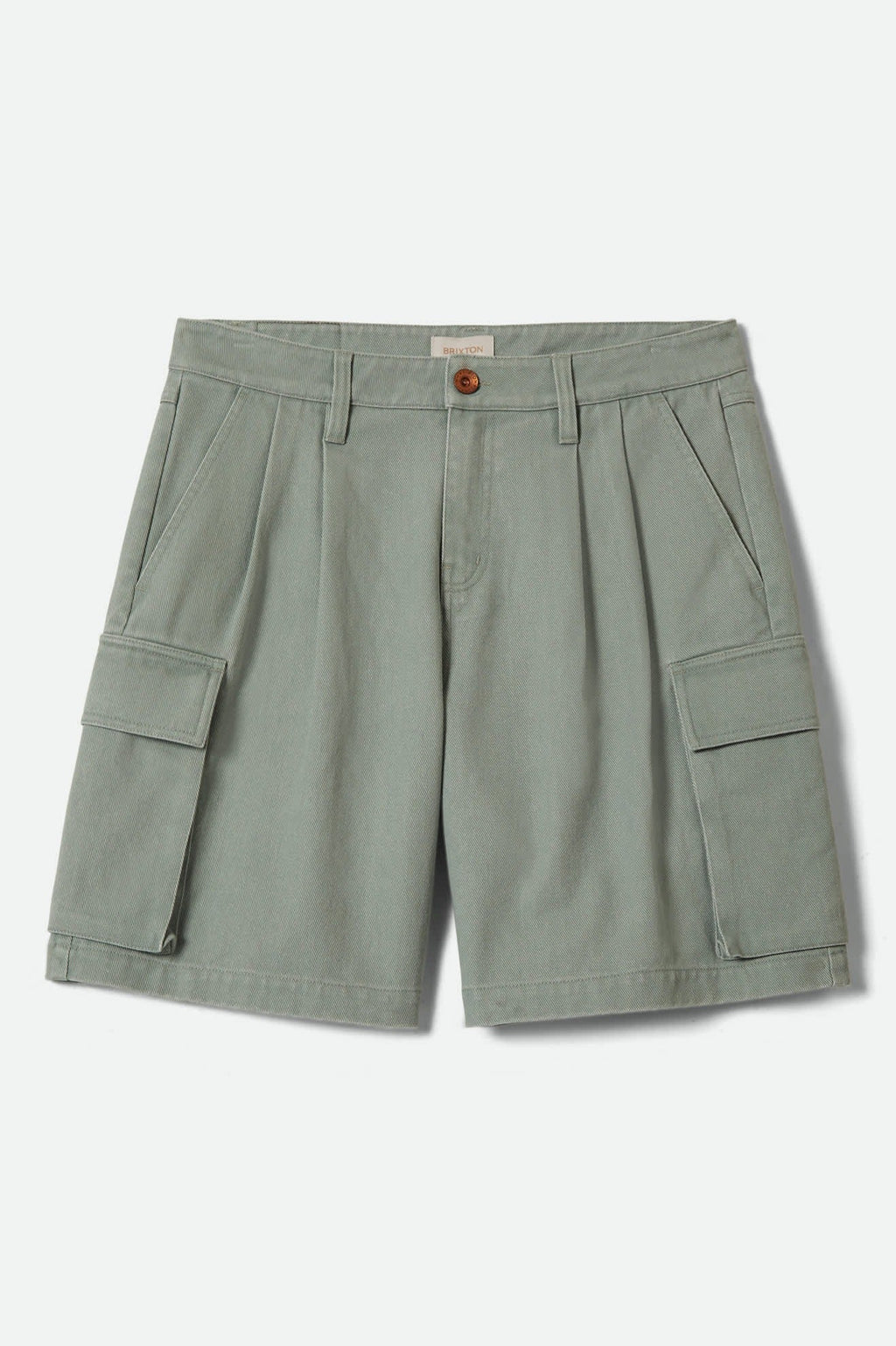 The Alba Baggy Carpenter Short - Washed Sage Green