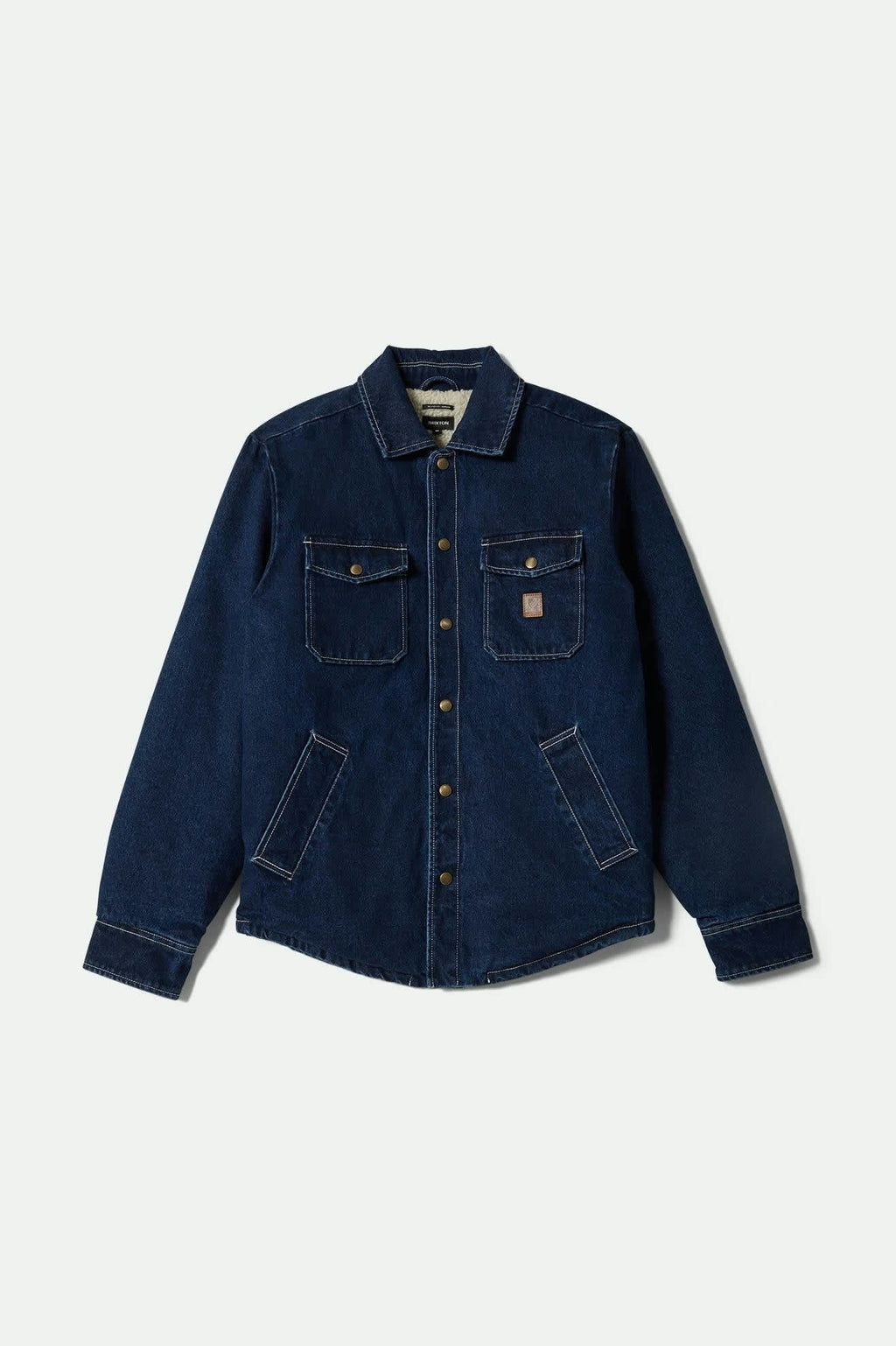 Durham Sherpa Lined Jacket - Medium Wash Denim