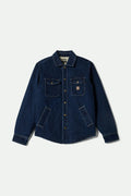 Durham Sherpa Lined Jacket - Medium Wash Denim