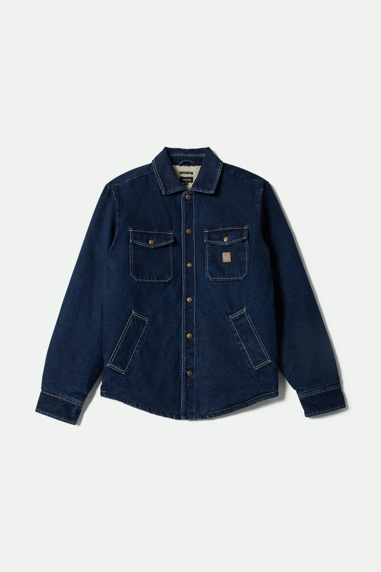Durham Sherpa Lined Jacket - Medium Wash Denim