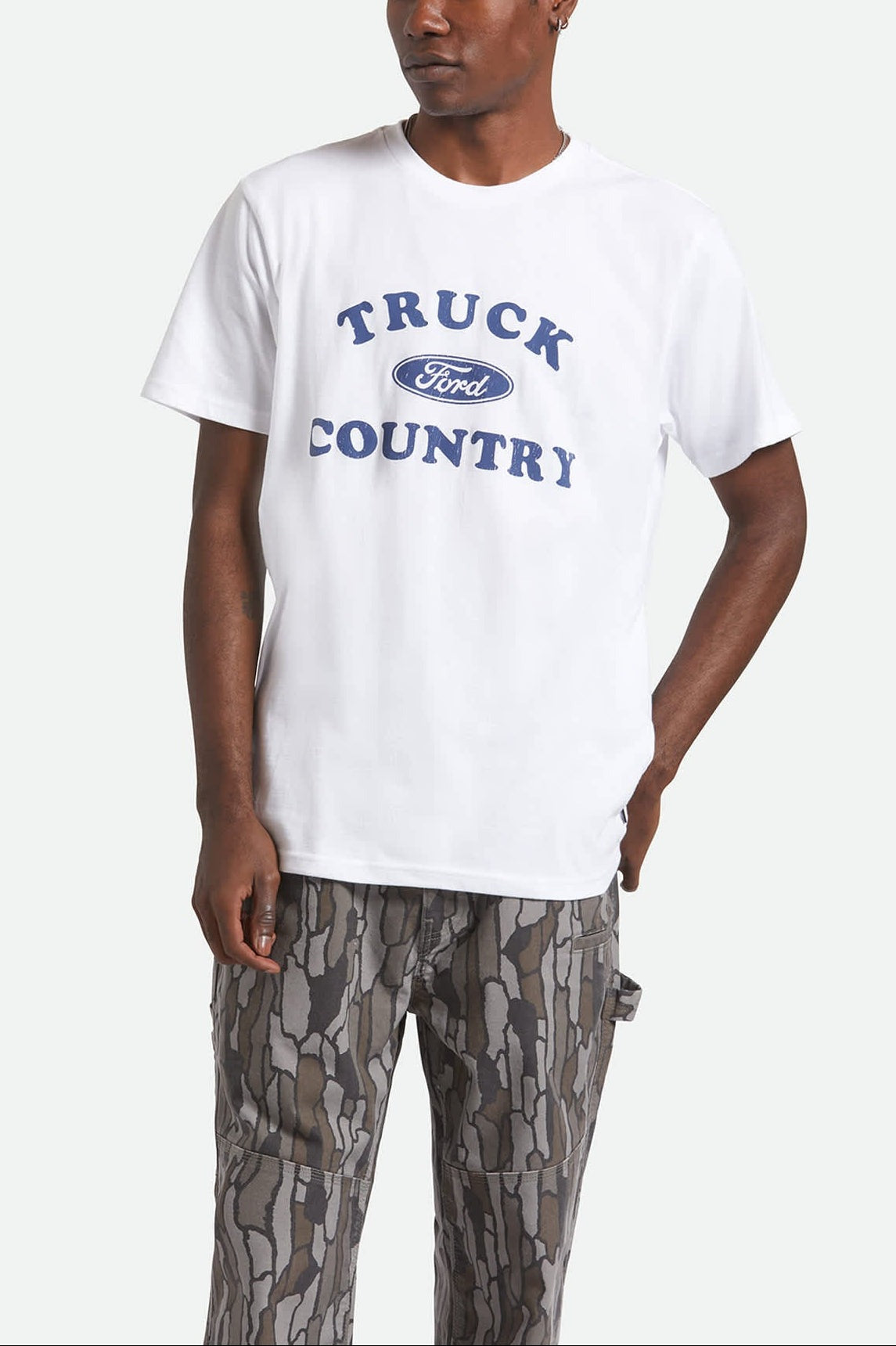 Ford Truck Country S/S Standard T-Shirt - Wimbledon White