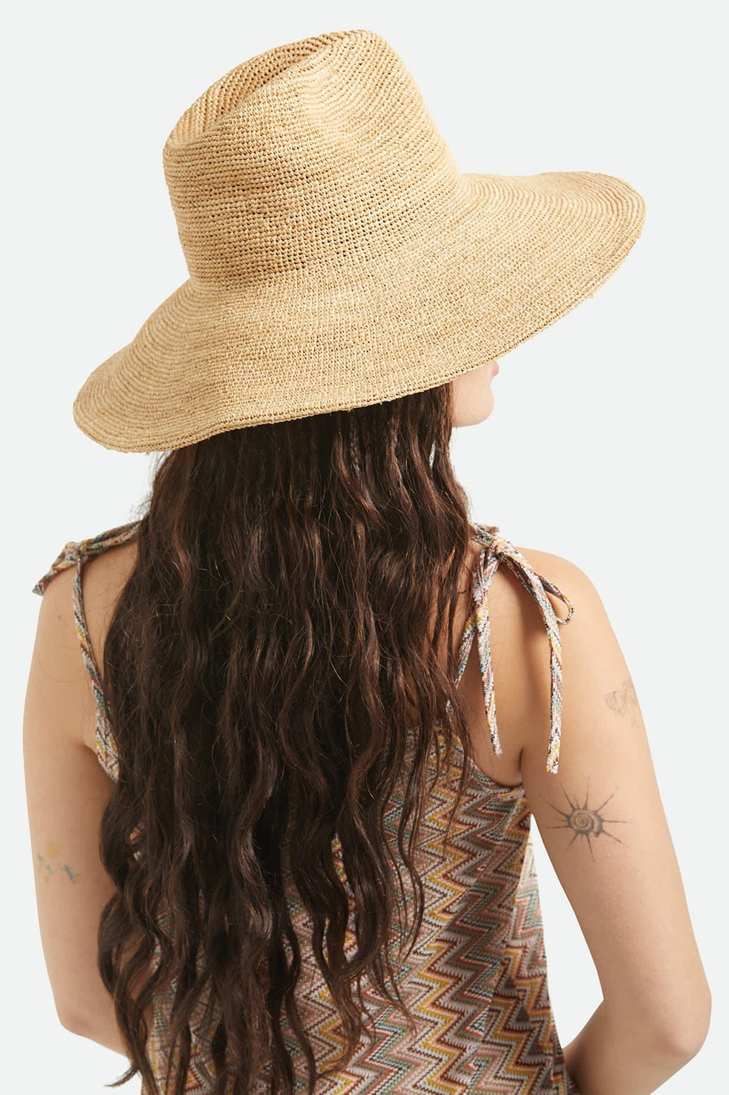 Helena Straw Sun Hat - Tan