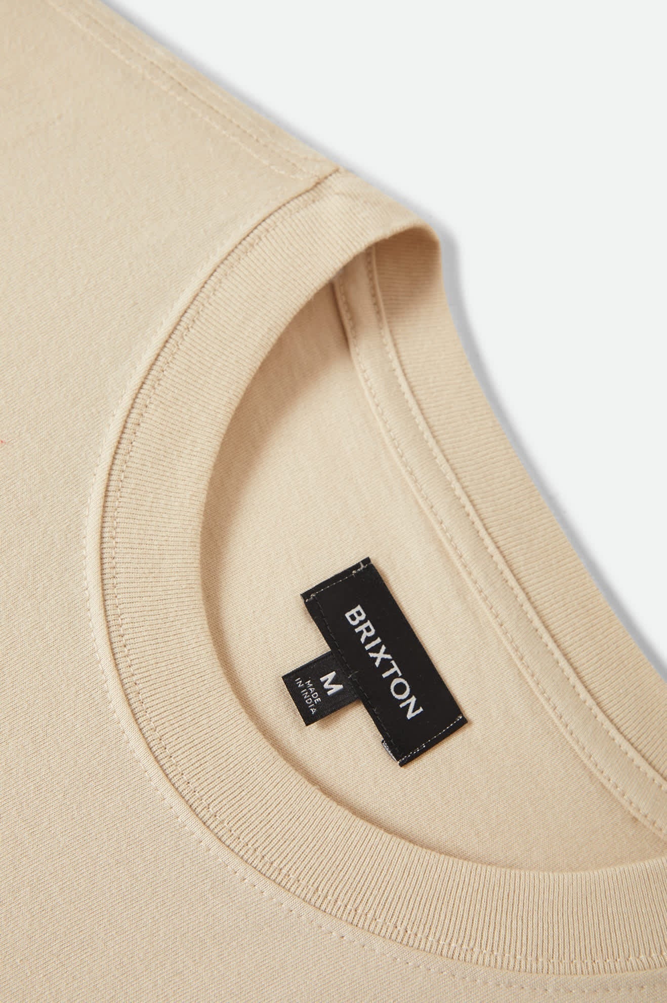 Beta Sheild Short Sleeve Pocket T-Shirt - Cream