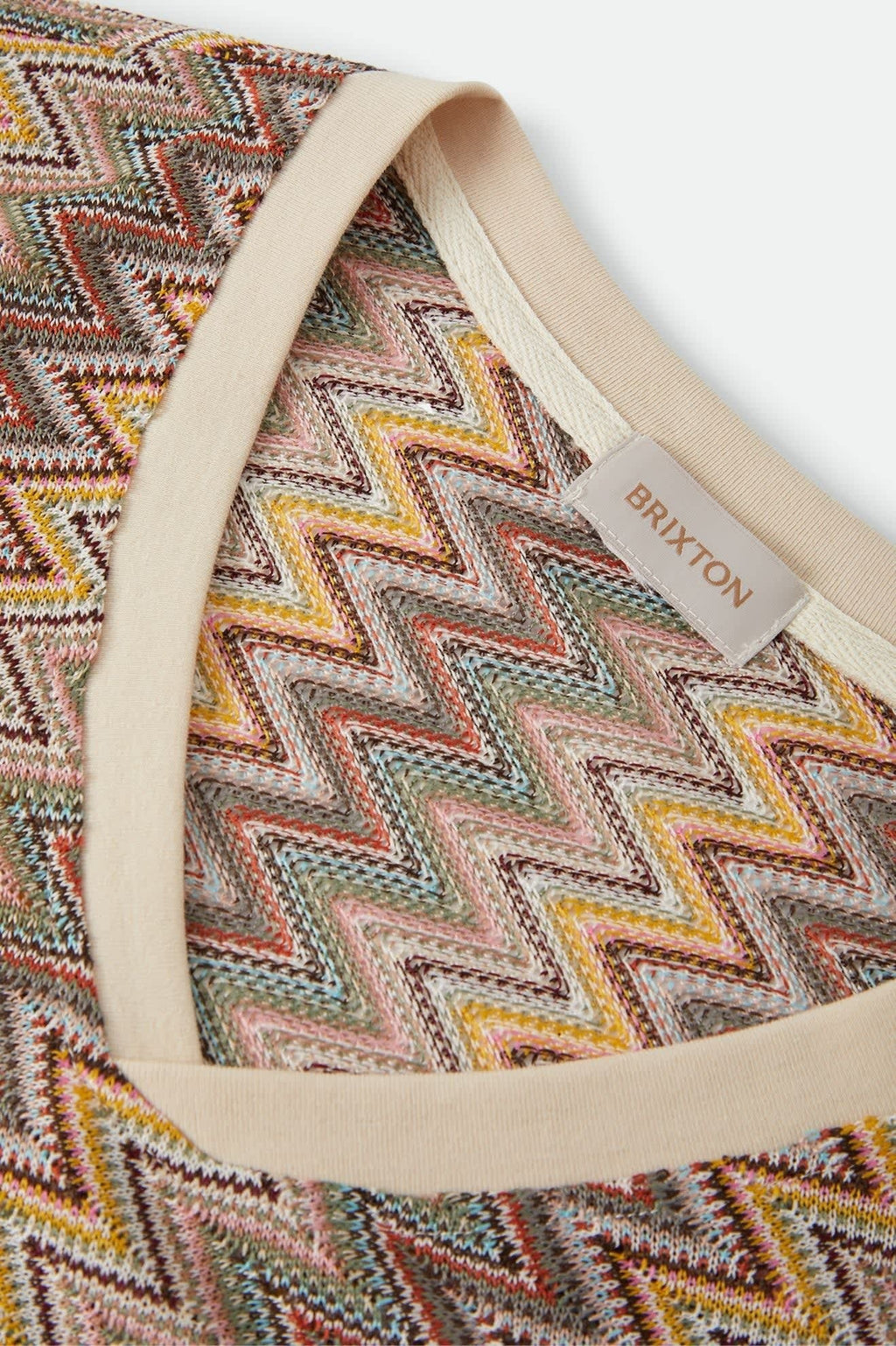 Football Oversized Mesh Jersey - Multi Color Zigzag