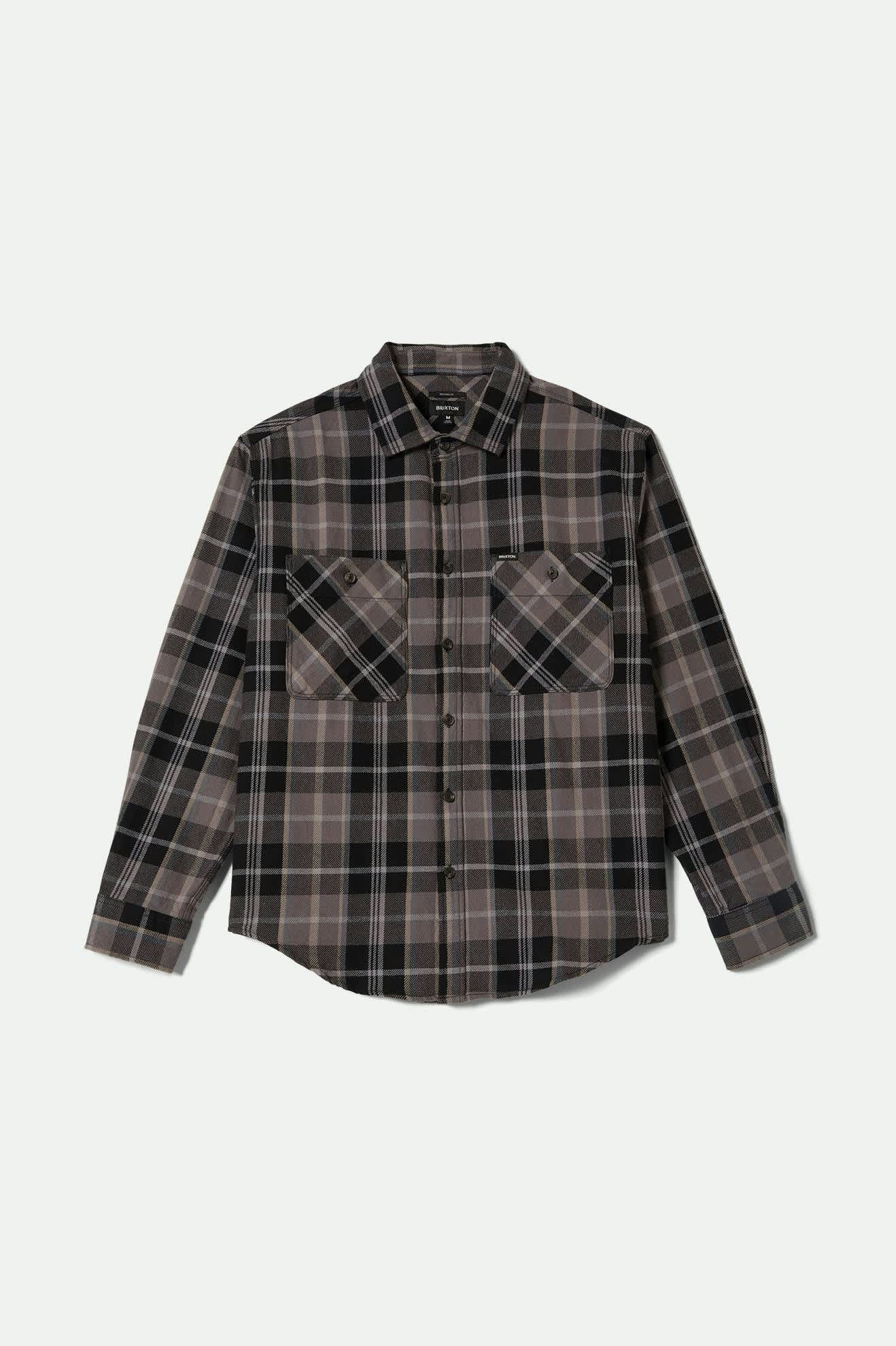 Vintage Wash Flannel - Black/Charcoal Beige/Slate