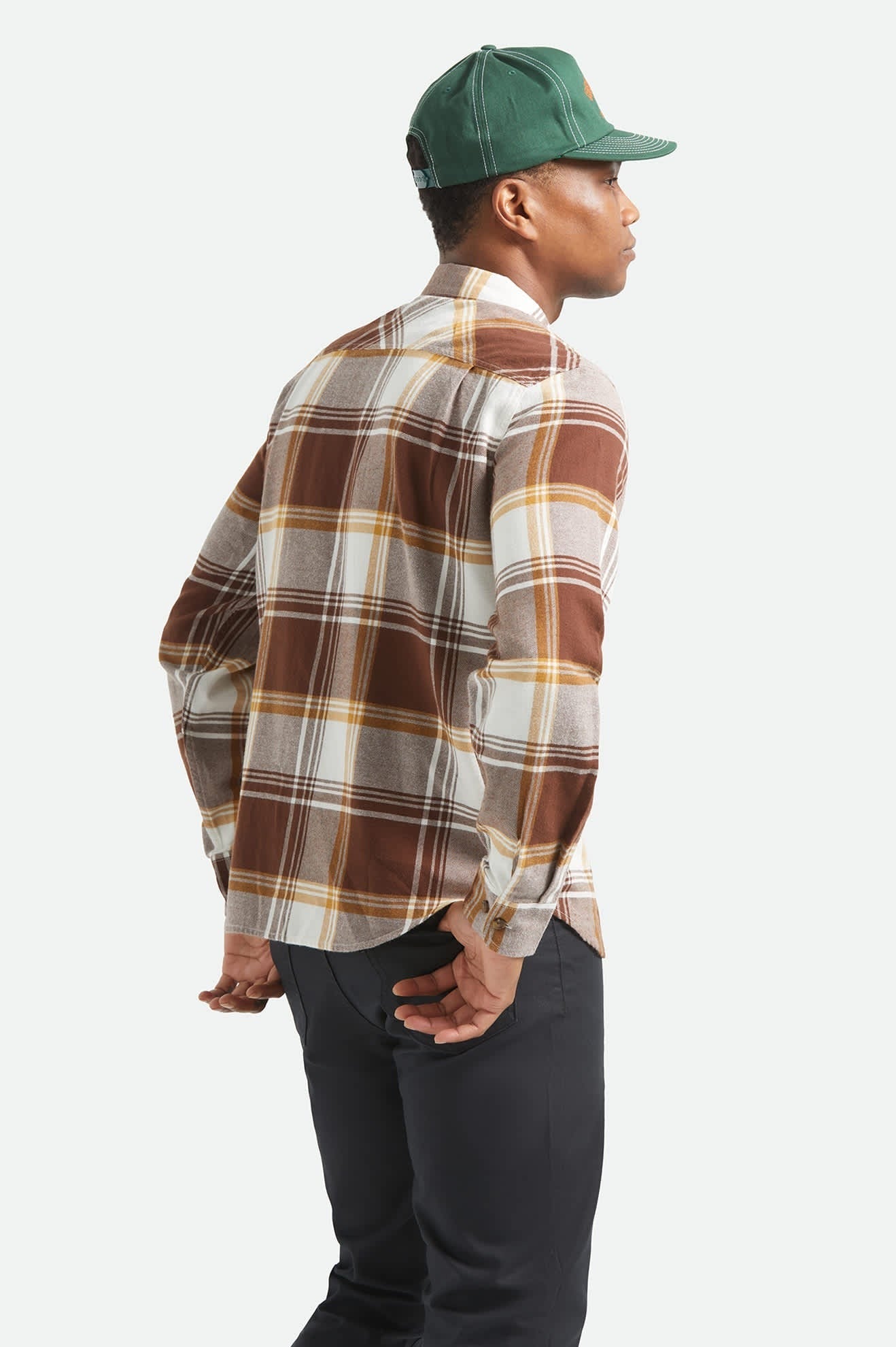 Bowery Lightweight Ultra Soft Flannel - Chocolate/Off White