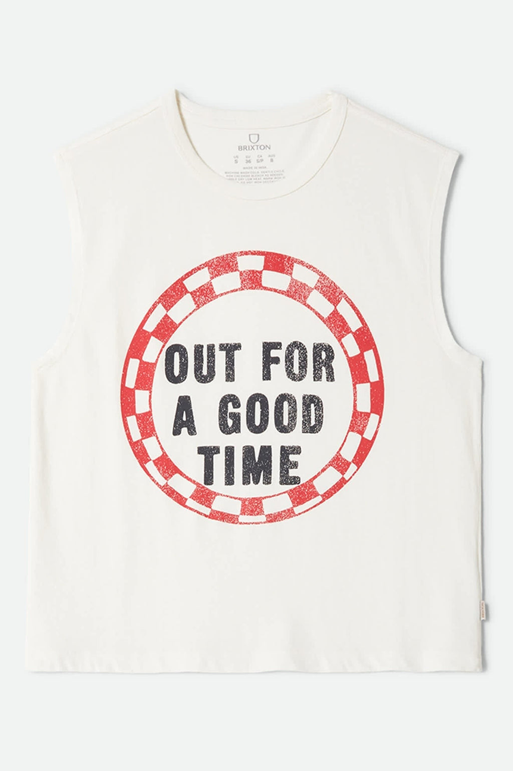 Out For A Good Time Muscle Tank - Off White