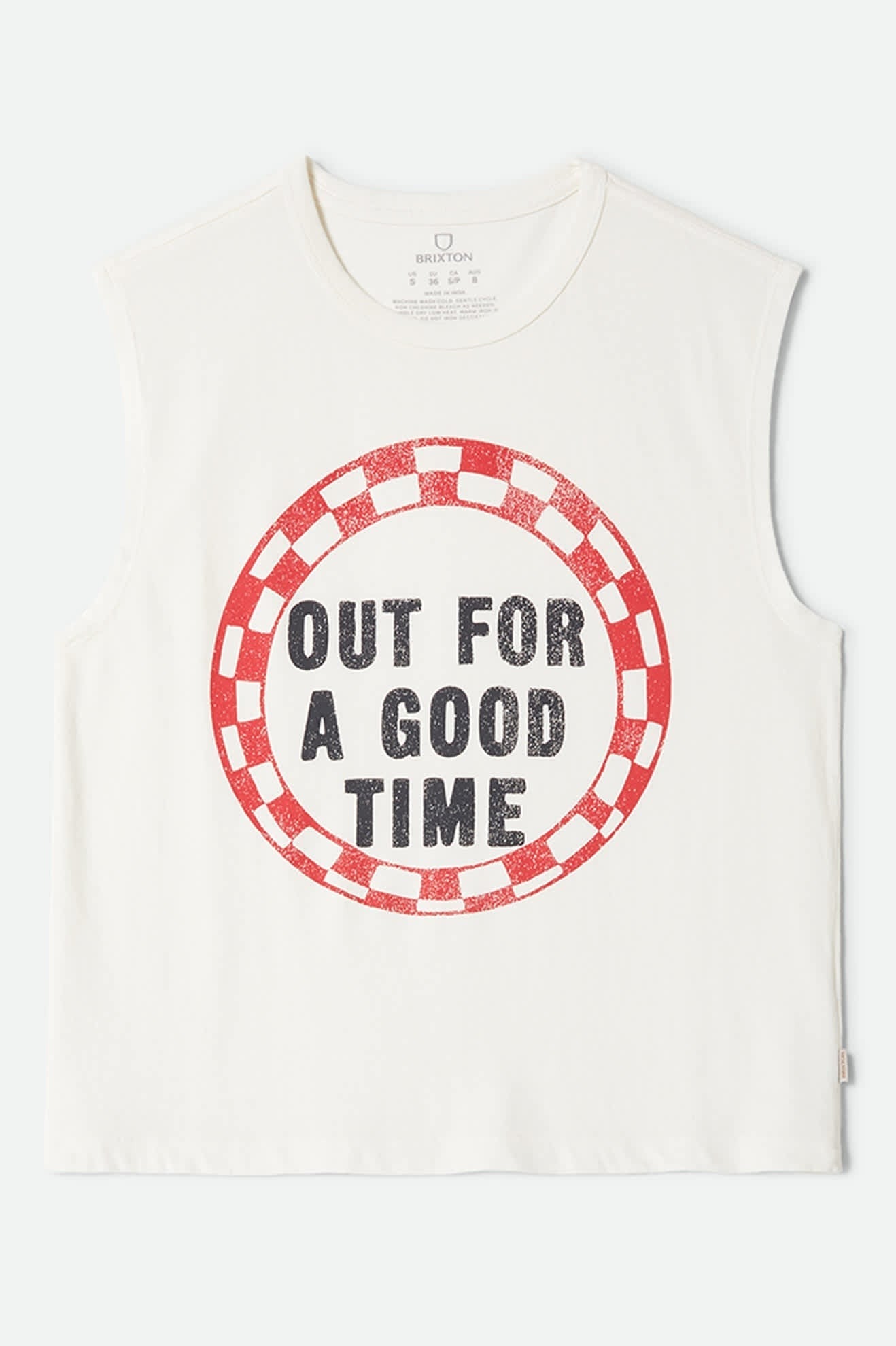 Out For A Good Time Muscle Tank - Off White