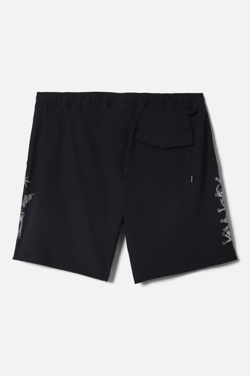 Everyday Stretch Hybrid Short 7" - Black/White