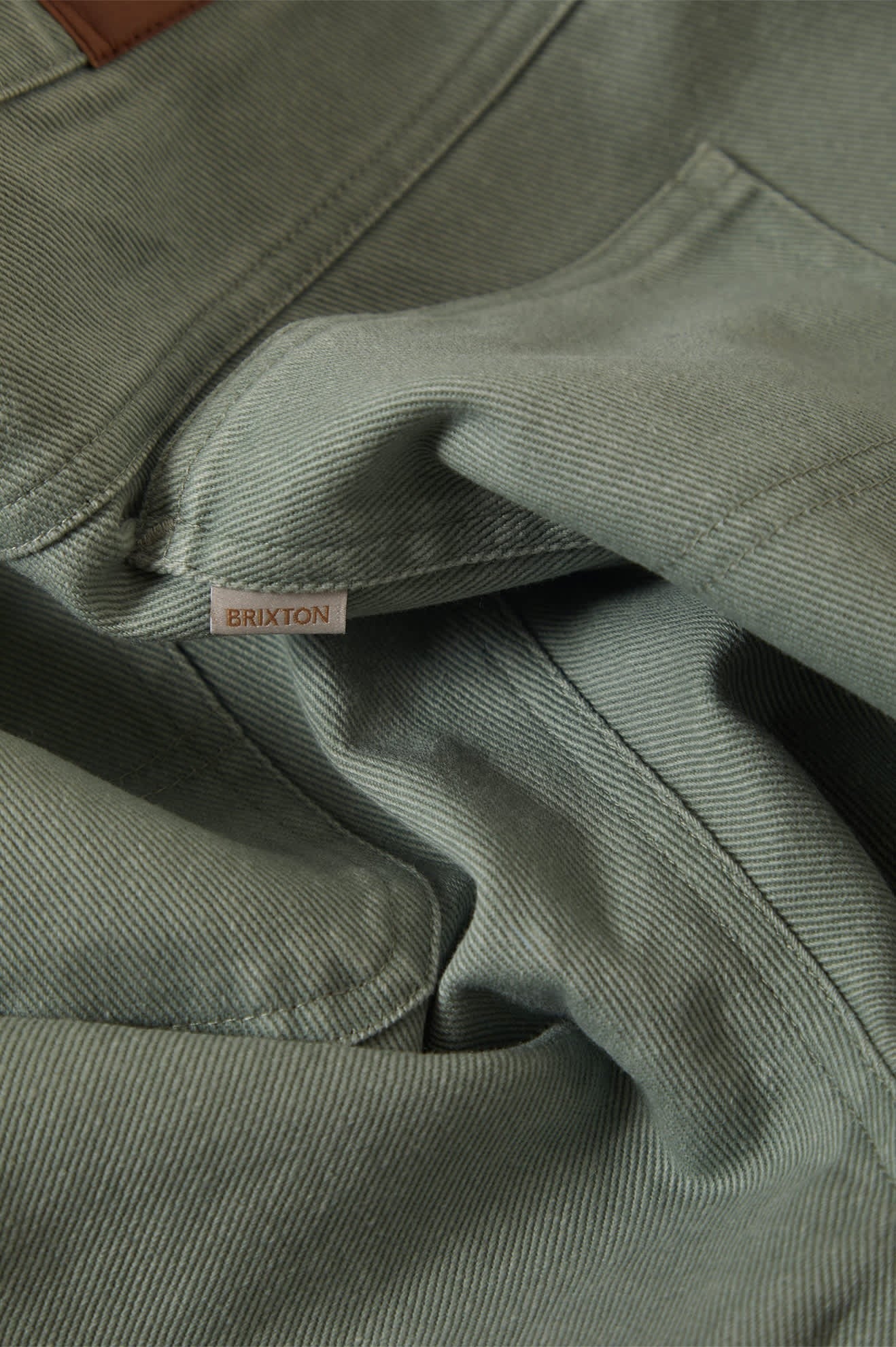 The Alba Baggy Carpenter Short - Washed Sage Green