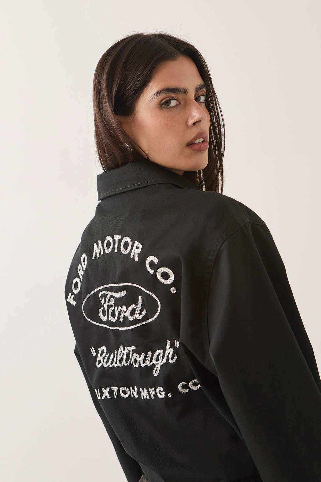 Ford Built Tough Harrington Jacket - Burnt Rubber