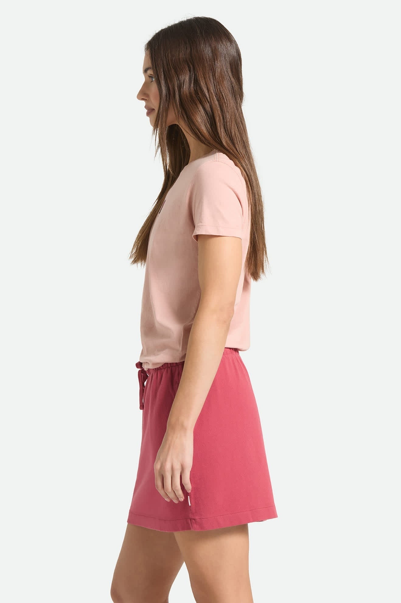 Two Boots Slim Crew T-Shirt - Silver Pink
