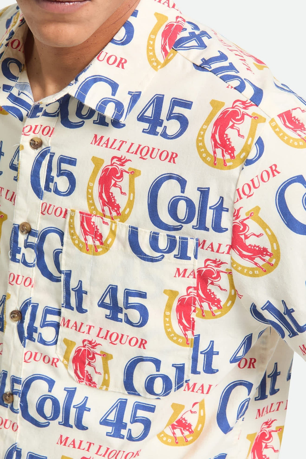 Colt 45 X Brixton Short Sleeve Shirt - Multi