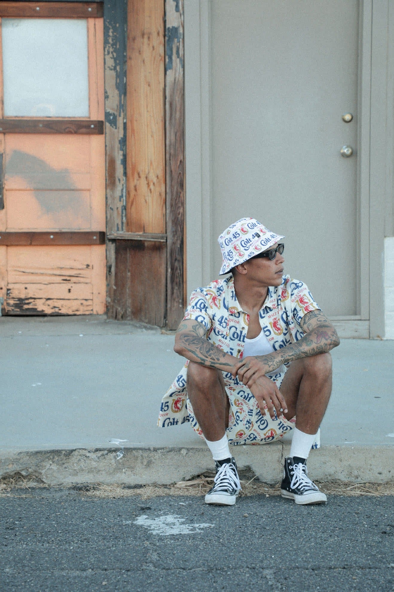 Colt 45 X Brixton Short Sleeve Shirt - Multi