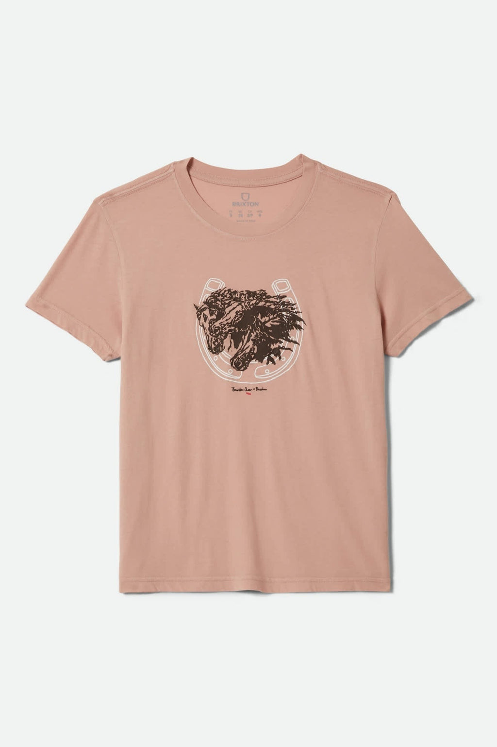 Pony Club Slim Crew T-Shirt - Silver Pink