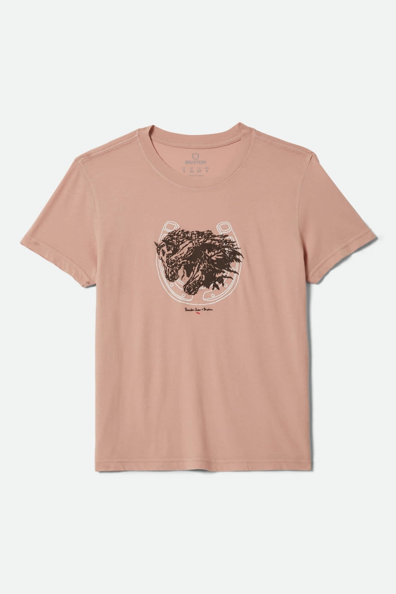 Pony Club Slim Crew T-Shirt - Silver Pink